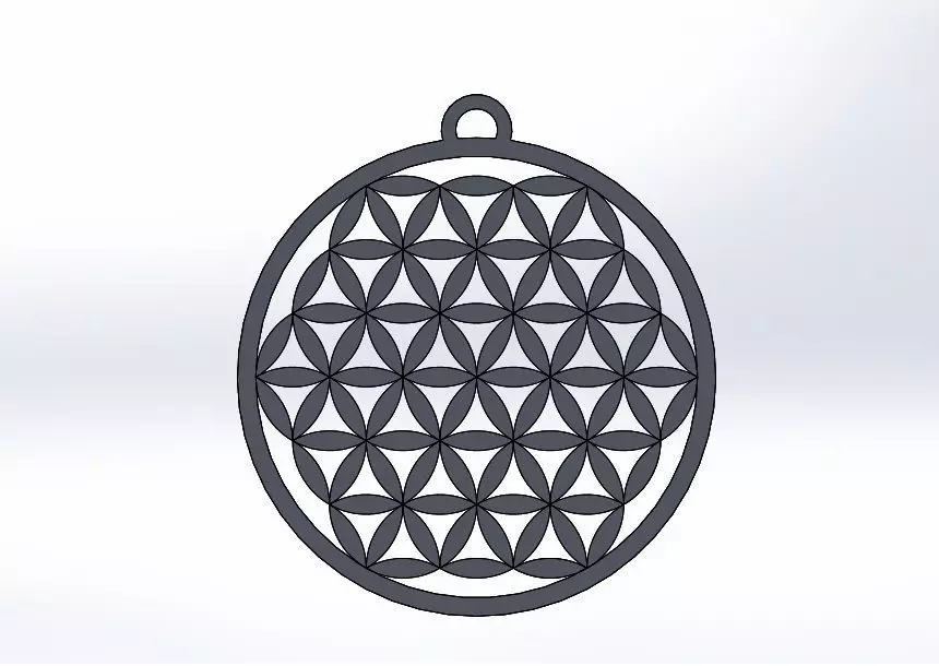 FLOWER OF LIFE SERIES 3D print model_0