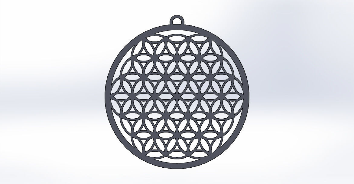 FLOWER OF LIFE SERIES 3D print model_2