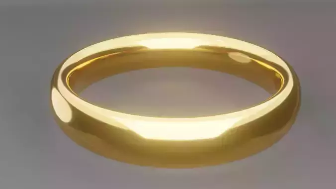 Ring obj gold wedding