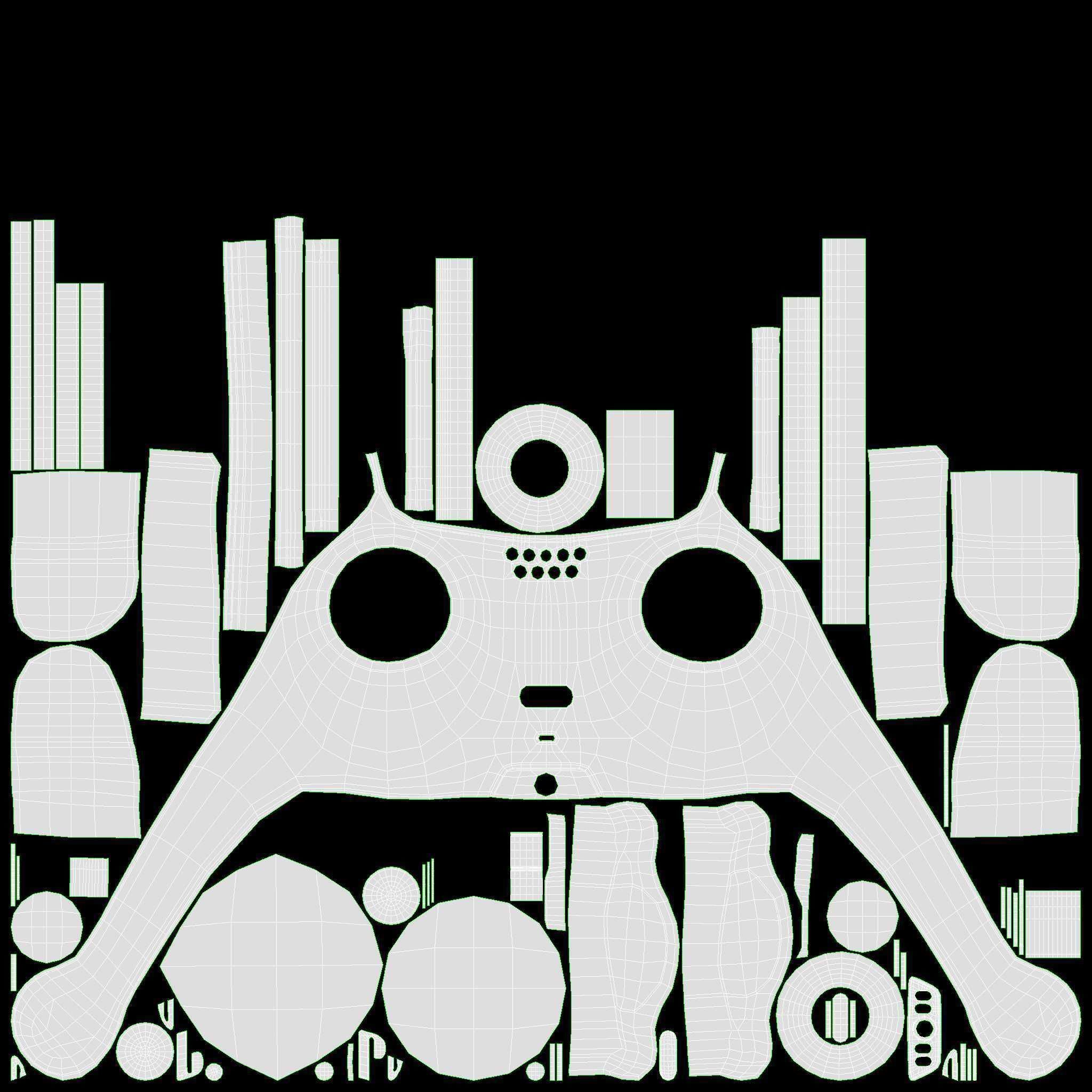 Sony Playstation 5 dualsense controller galactic 3D model_23