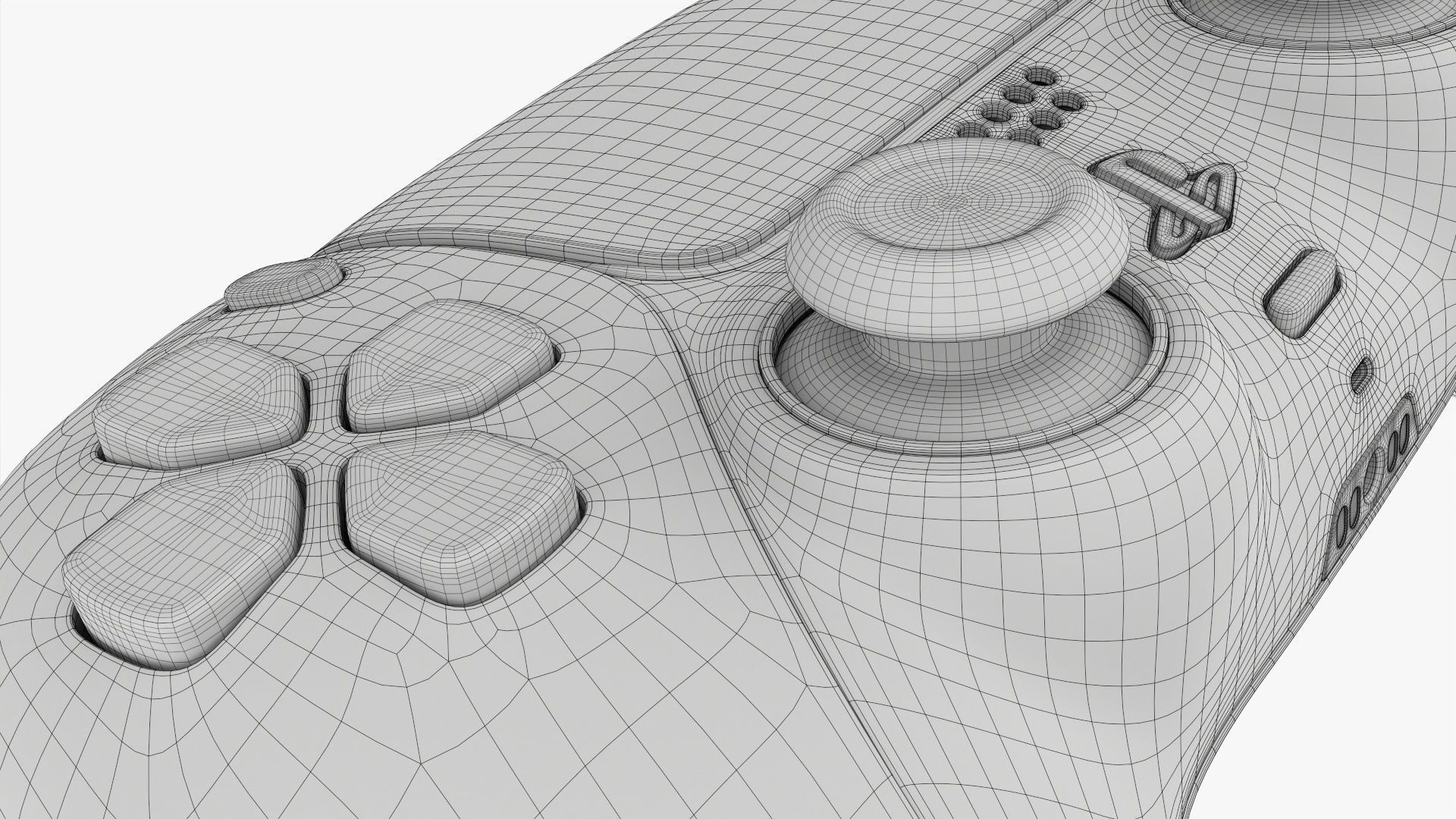 Sony Playstation 5 dualsense controller galactic 3D model_13