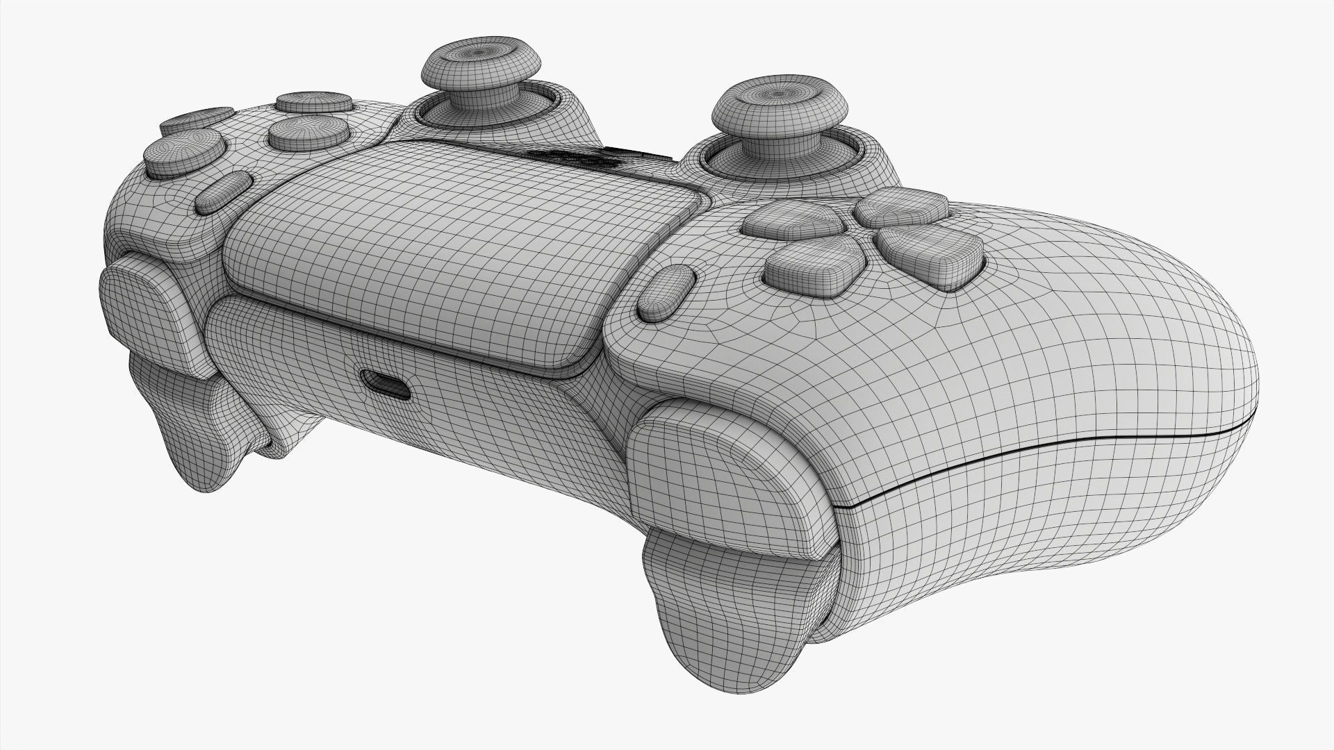 Sony Playstation 5 dualsense controller galactic 3D model_10