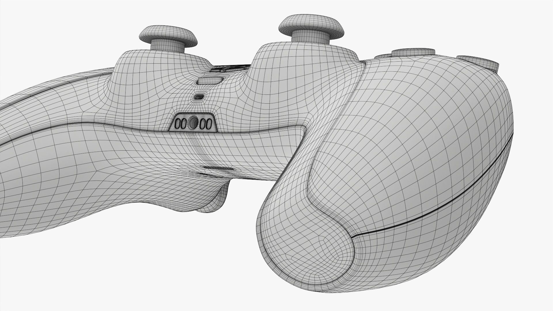 Sony Playstation 5 dualsense controller galactic 3D model_16
