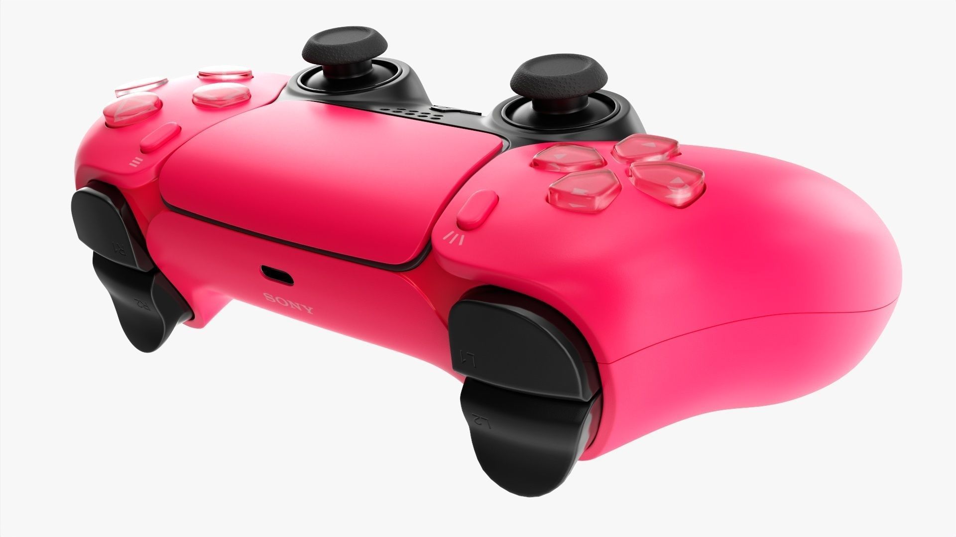Sony Playstation 5 dualsense controller nova pink 3D model_1