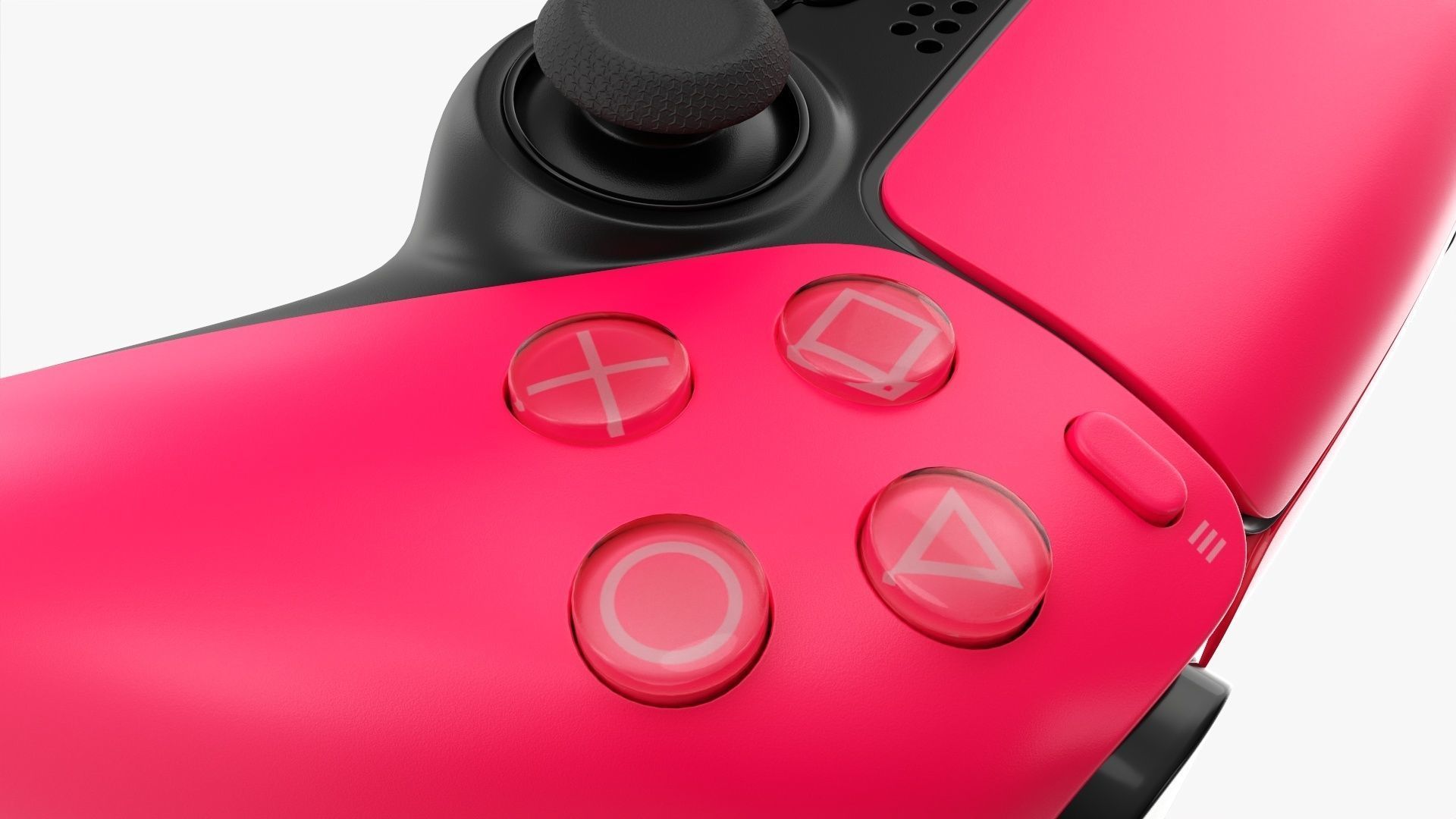 Sony Playstation 5 dualsense controller nova pink 3D model_6