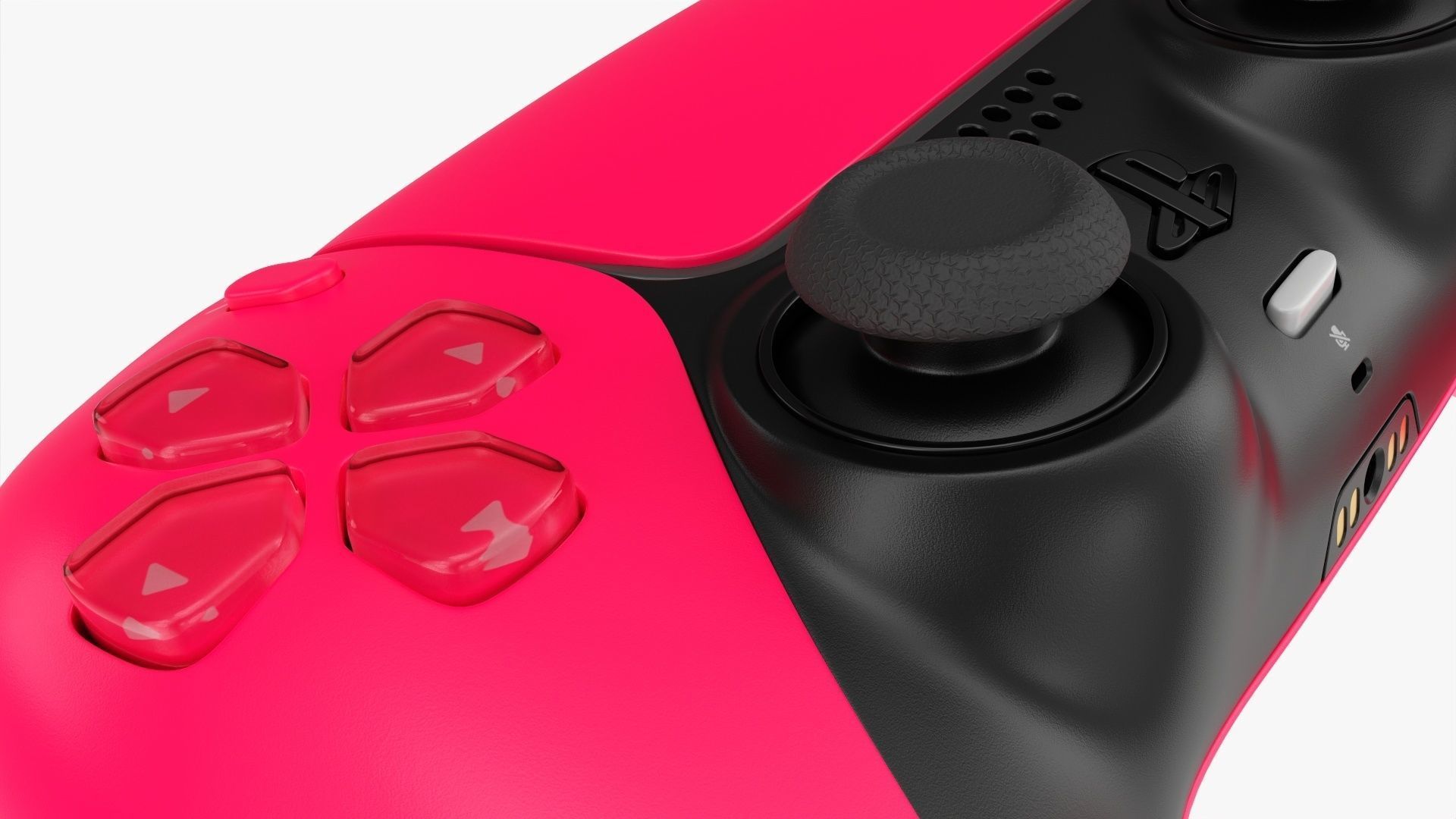 Sony Playstation 5 dualsense controller nova pink 3D model_4