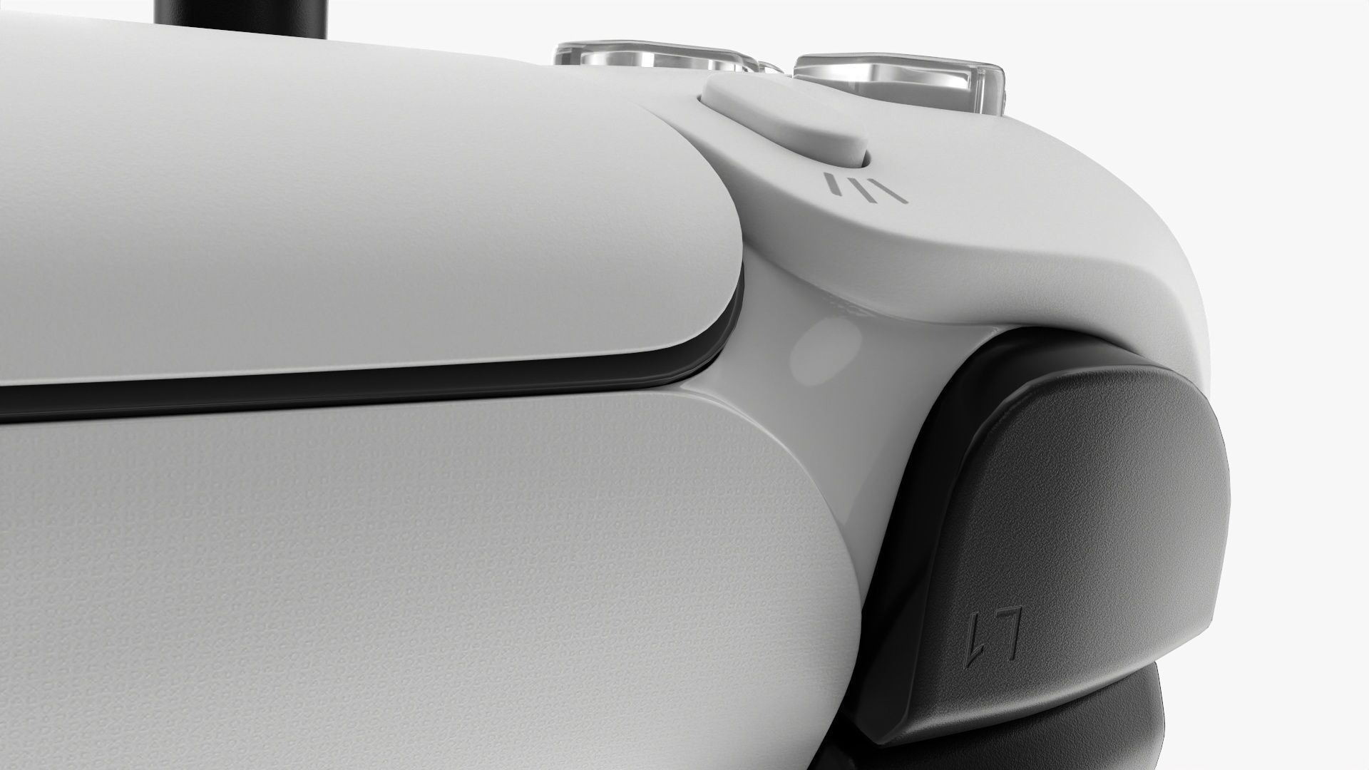 Sony Playstation 5 dualsense controller white 3D model_9