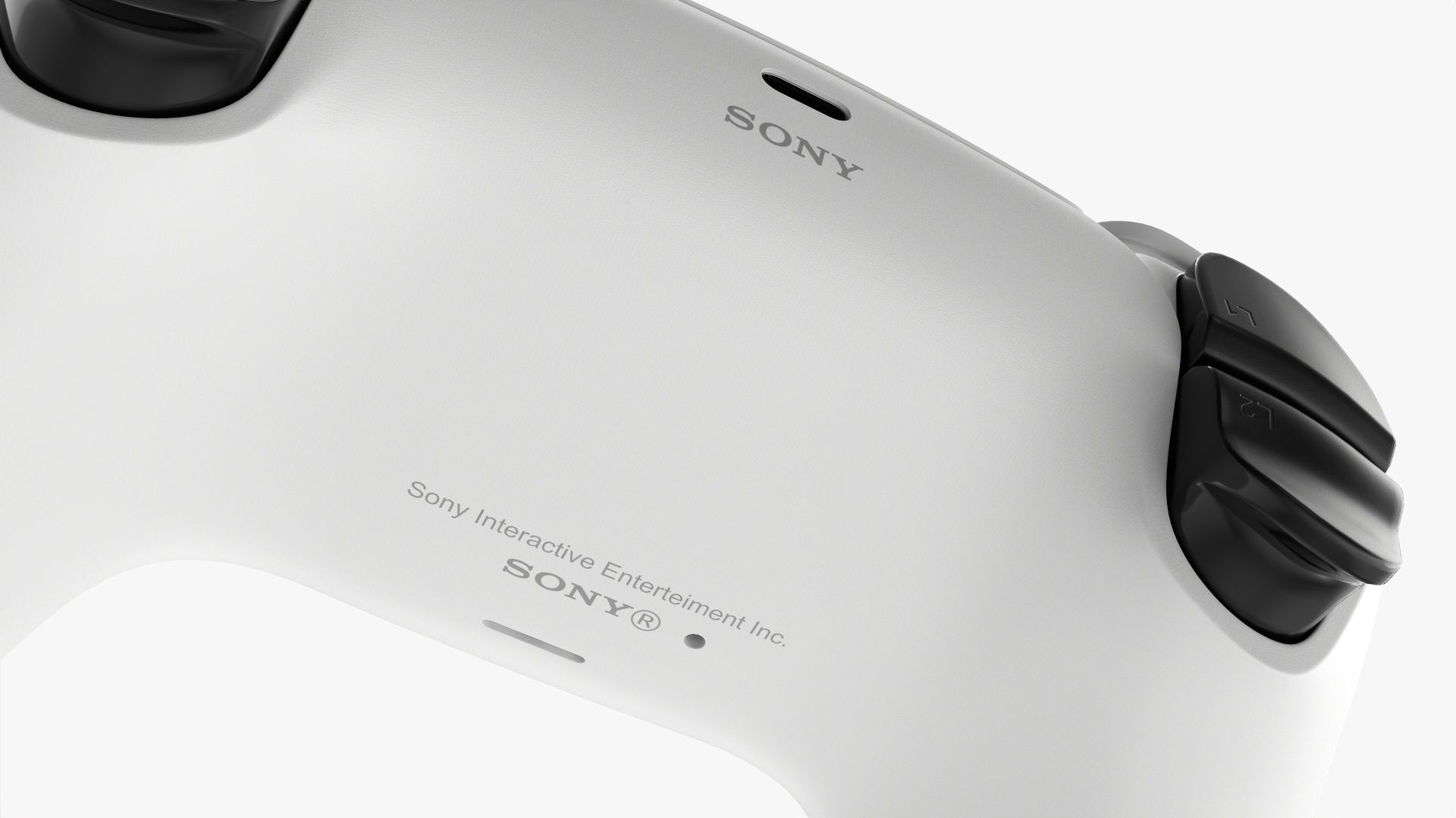 Sony Playstation 5 dualsense controller white 3D model_8