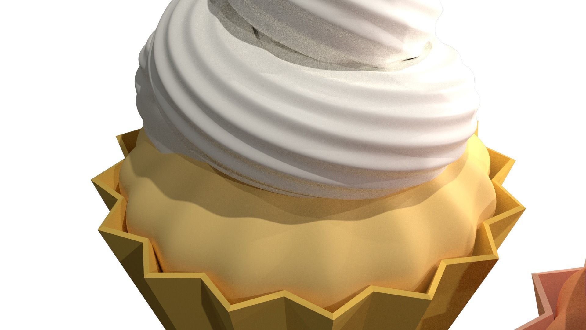 Sweet Cupcakes 3D Composition 3D model_6