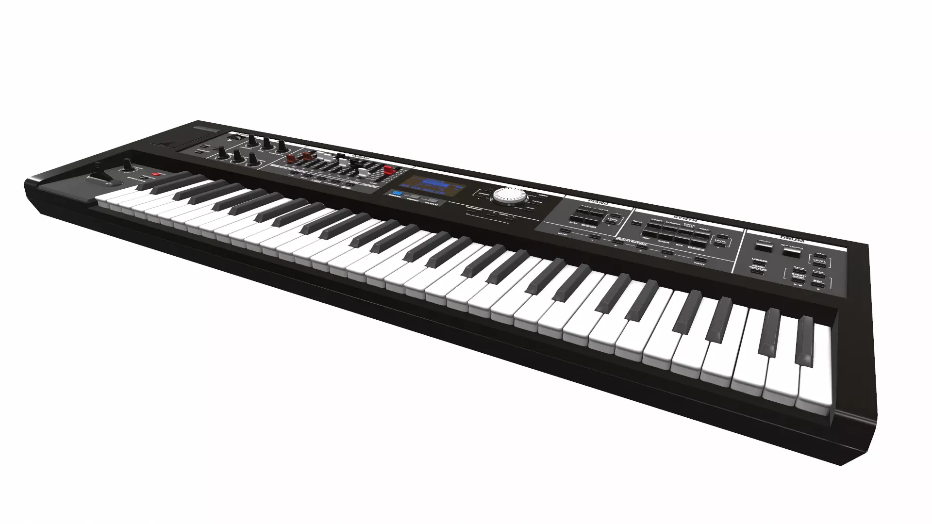 Digital Piano Synthesizer 2 3D model