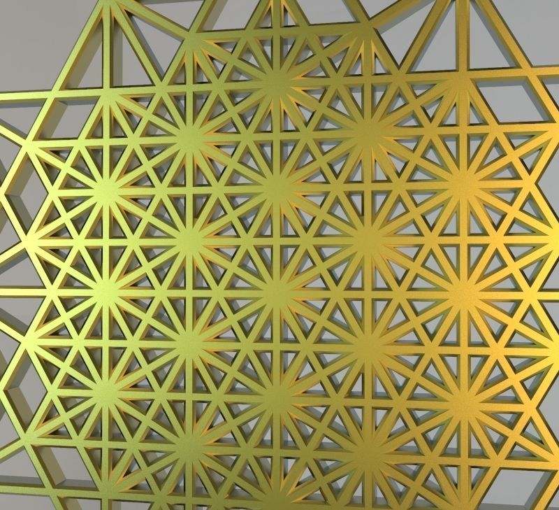 Tetrahedron star 64 grit sacred geometry 3D print model_1