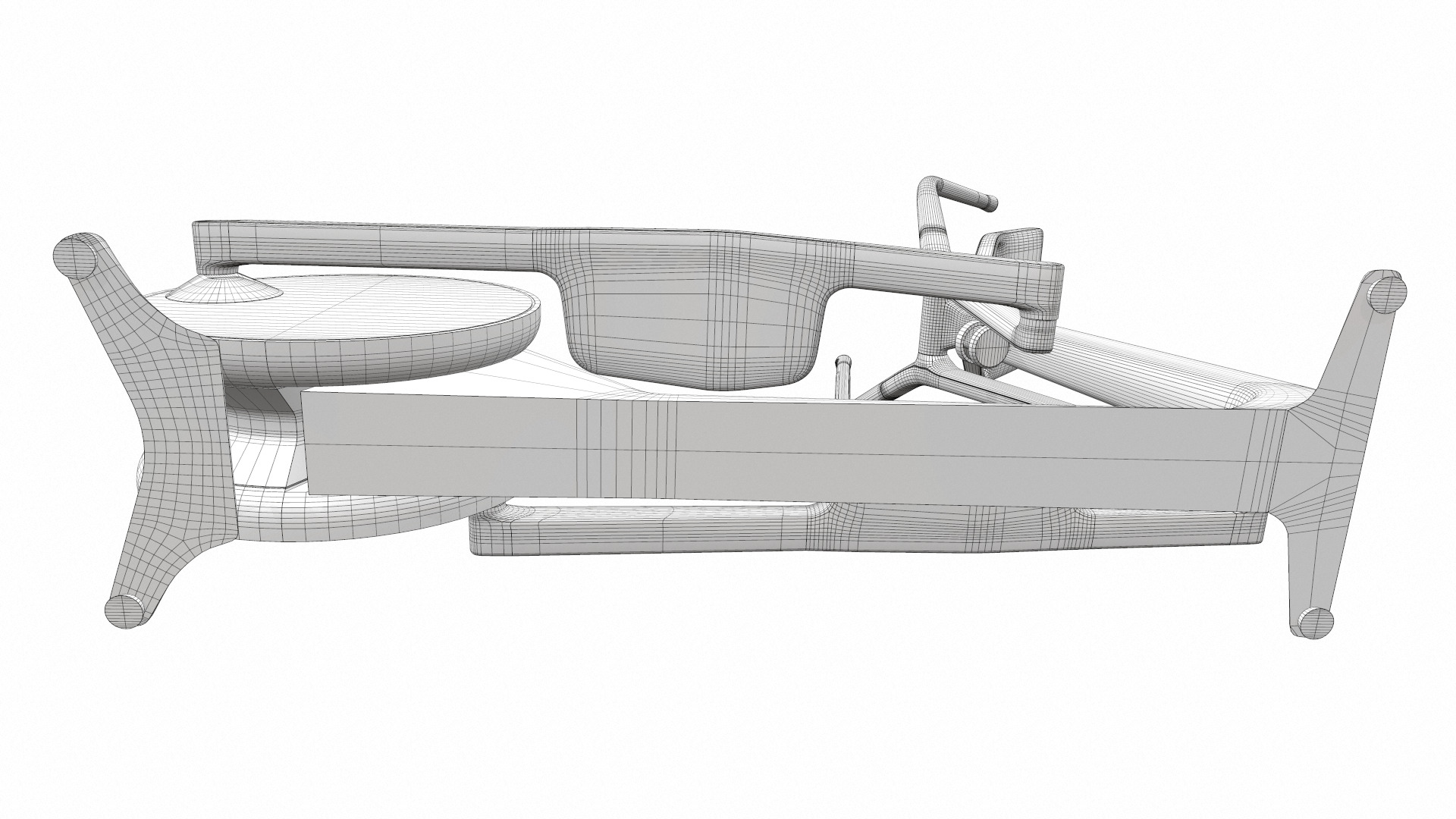 Exercise bike cross personal 3D model_13