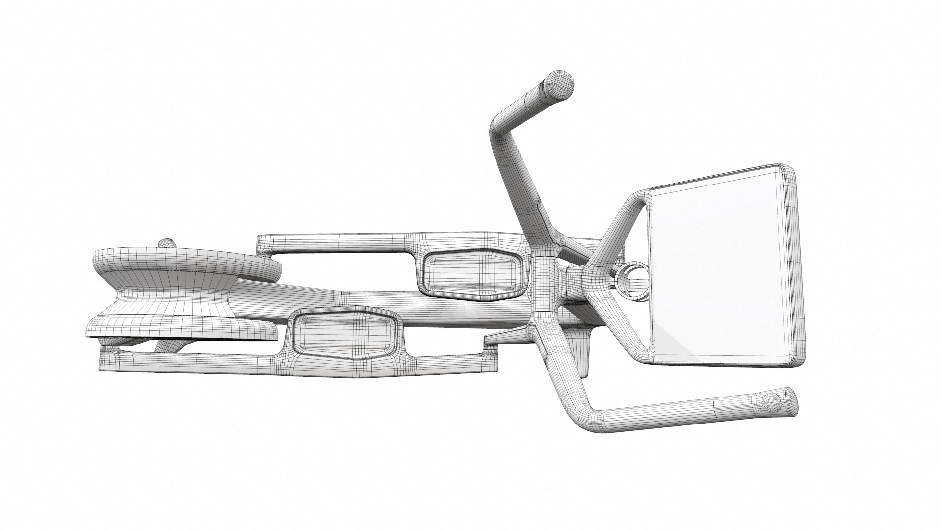 Exercise bike cross personal 3D model_14