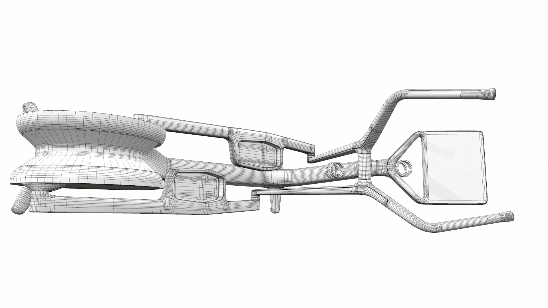 Exercise bike cross personal 3D model_15