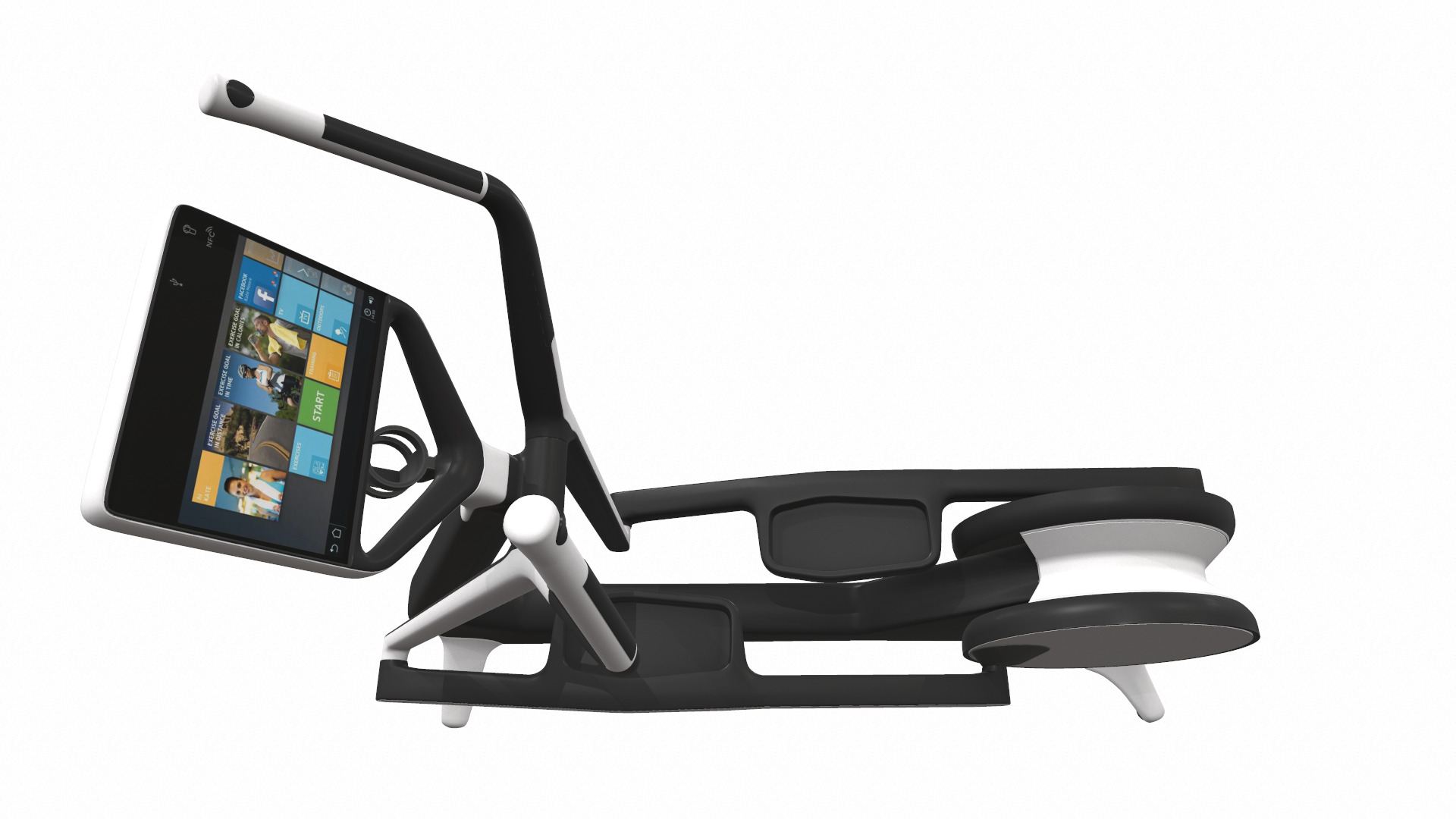 Exercise bike cross personal 3D model_6