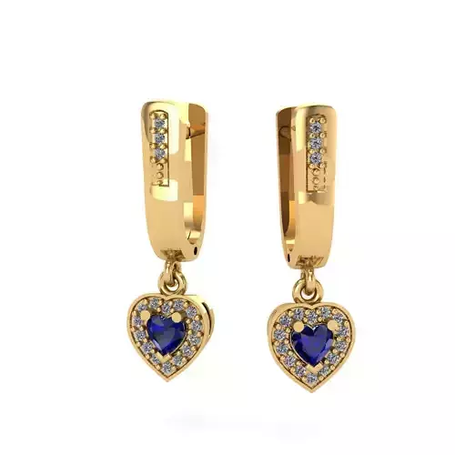 Earrings Heart N 22002