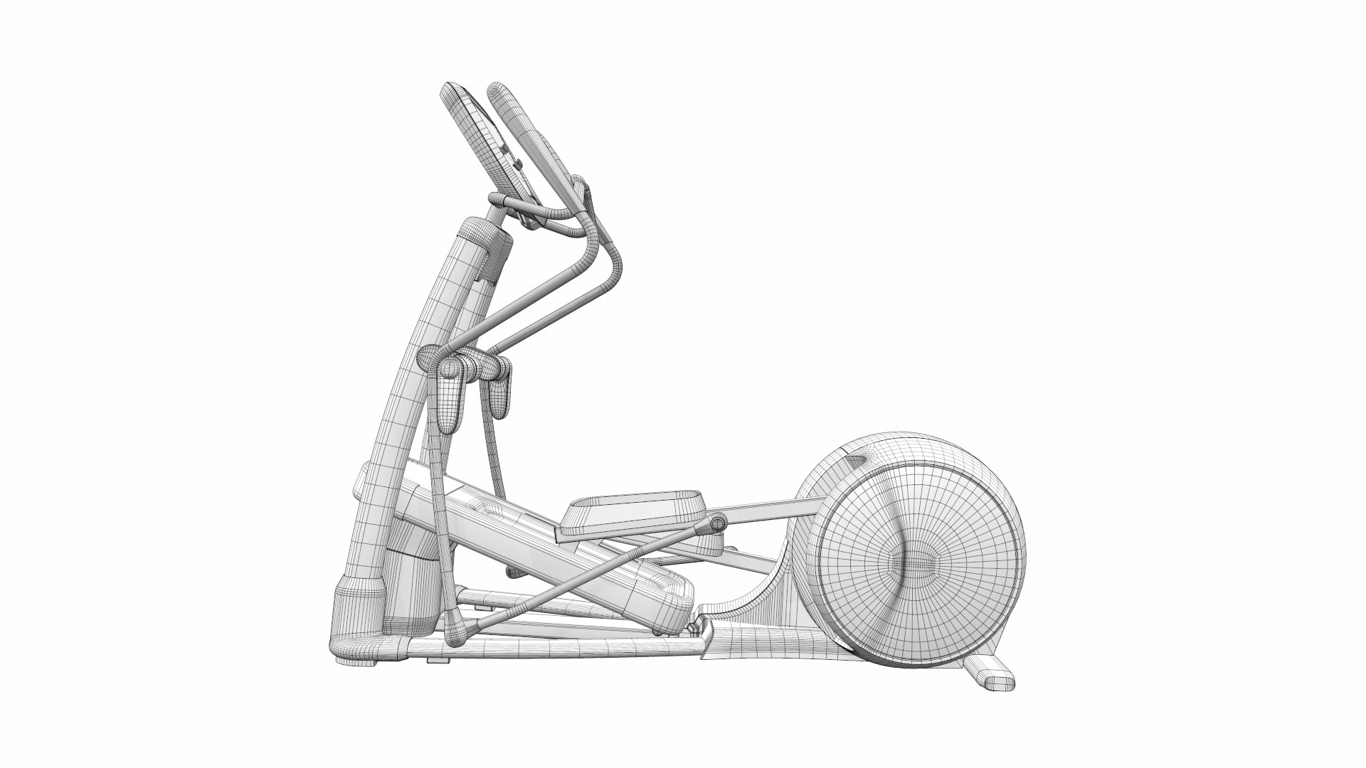 Exercise bike efx 835 3D model_11