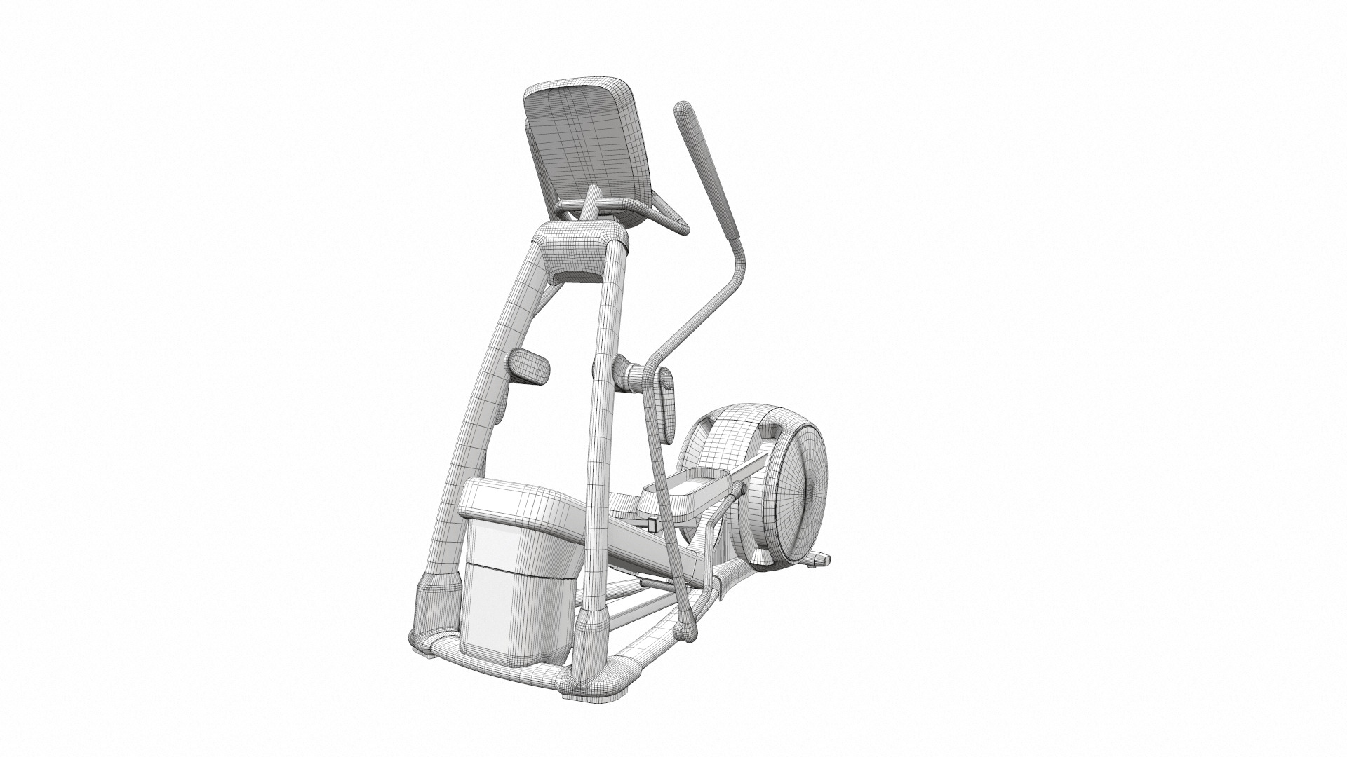 Exercise bike efx 835 3D model_12