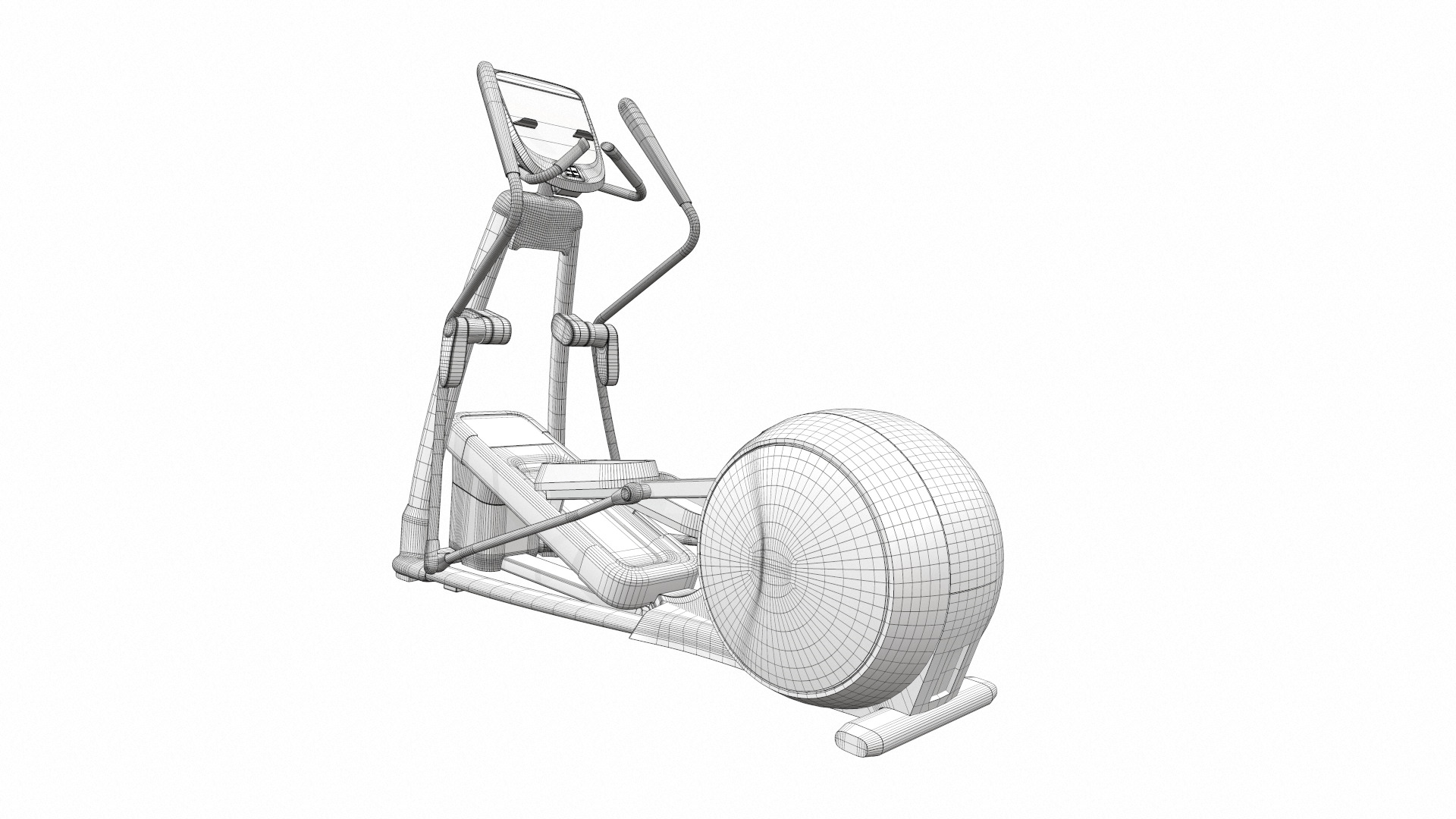 Exercise bike efx 835 3D model_10