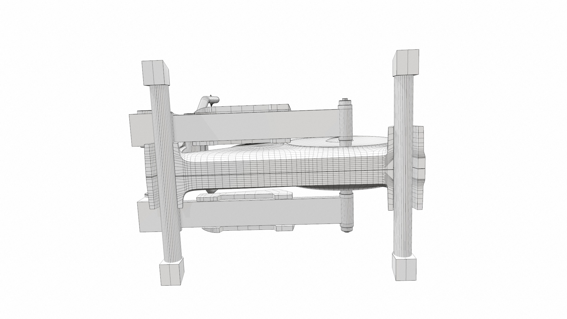 Exercise bike kettler kadett 3D model_13