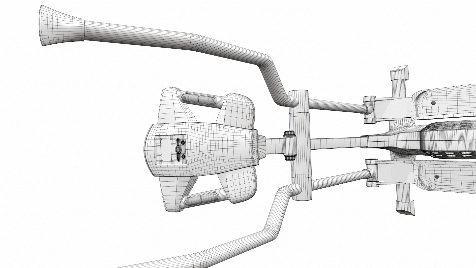 Exercise bike kettler kadett 3D model_15