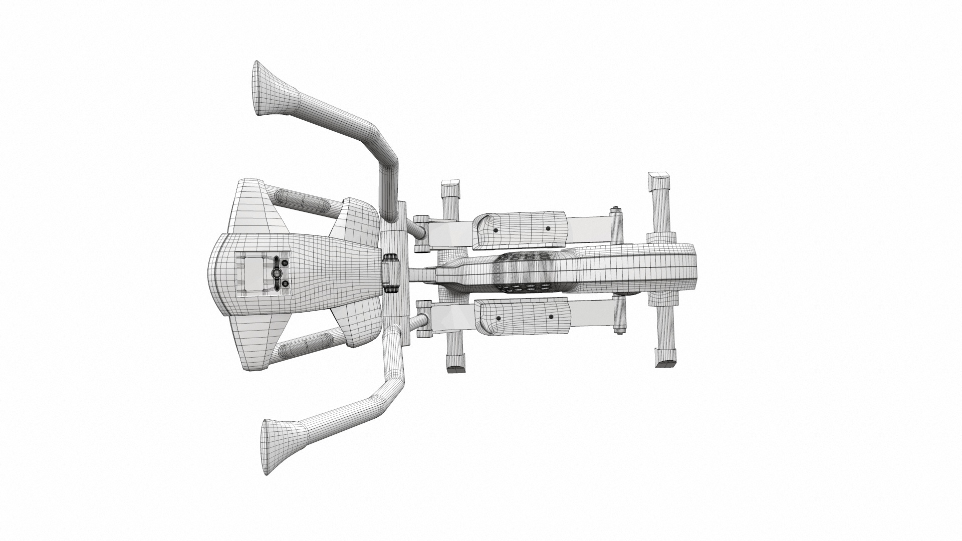 Exercise bike kettler kadett 3D model_14