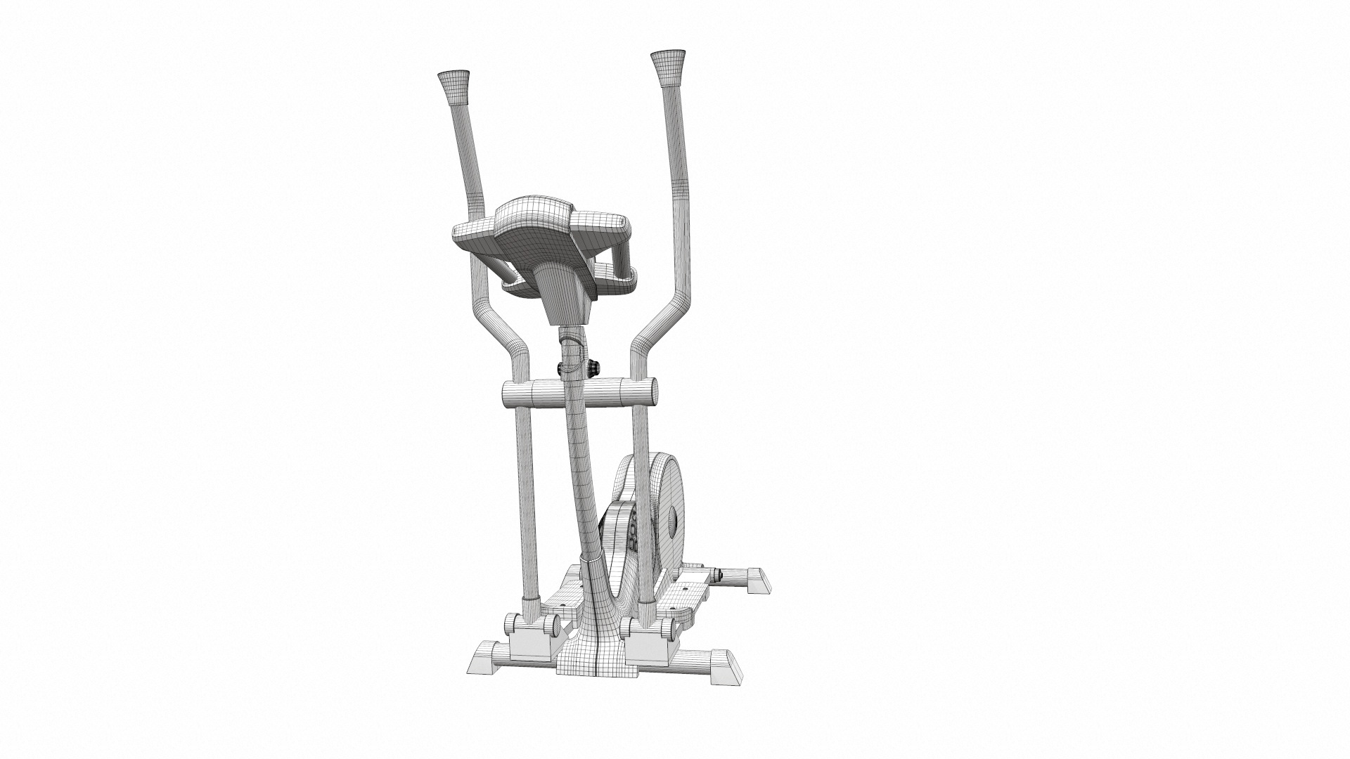 Exercise bike kettler kadett 3D model_11
