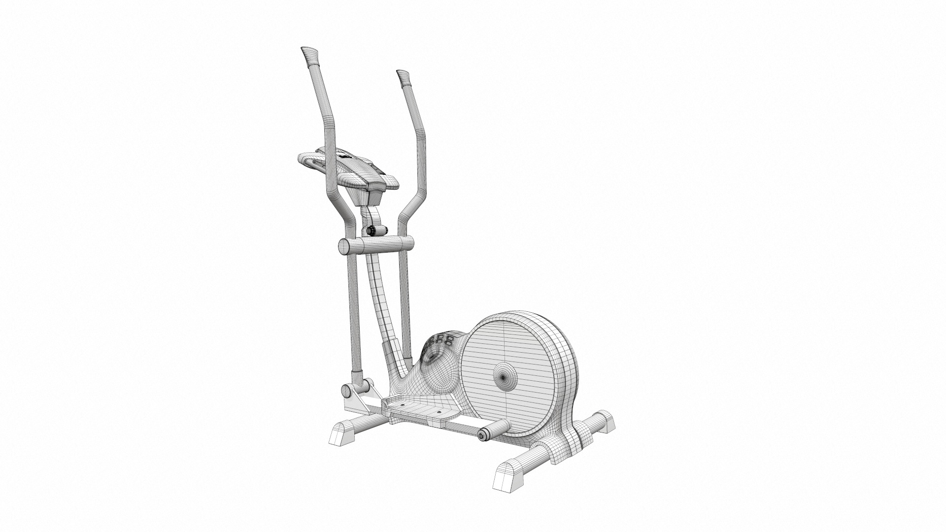 Exercise bike kettler kadett 3D model_9