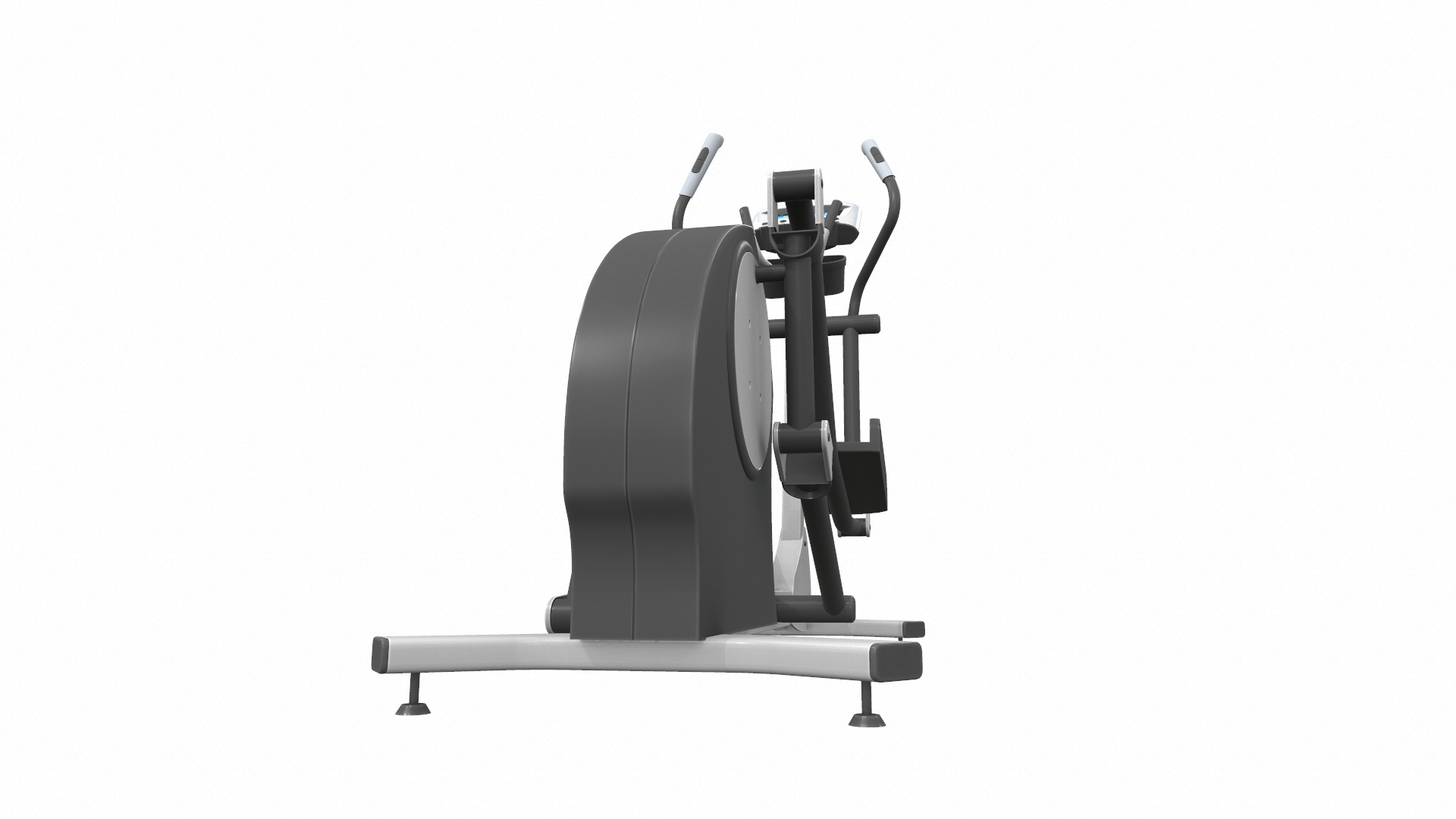 Exercise bike life fitness x1 3D model_4