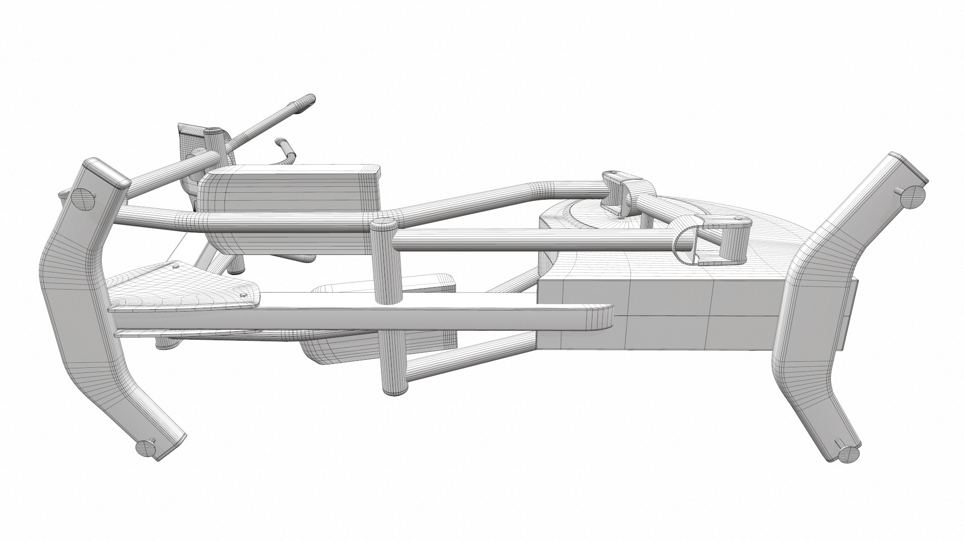 Exercise bike life fitness x1 3D model_14