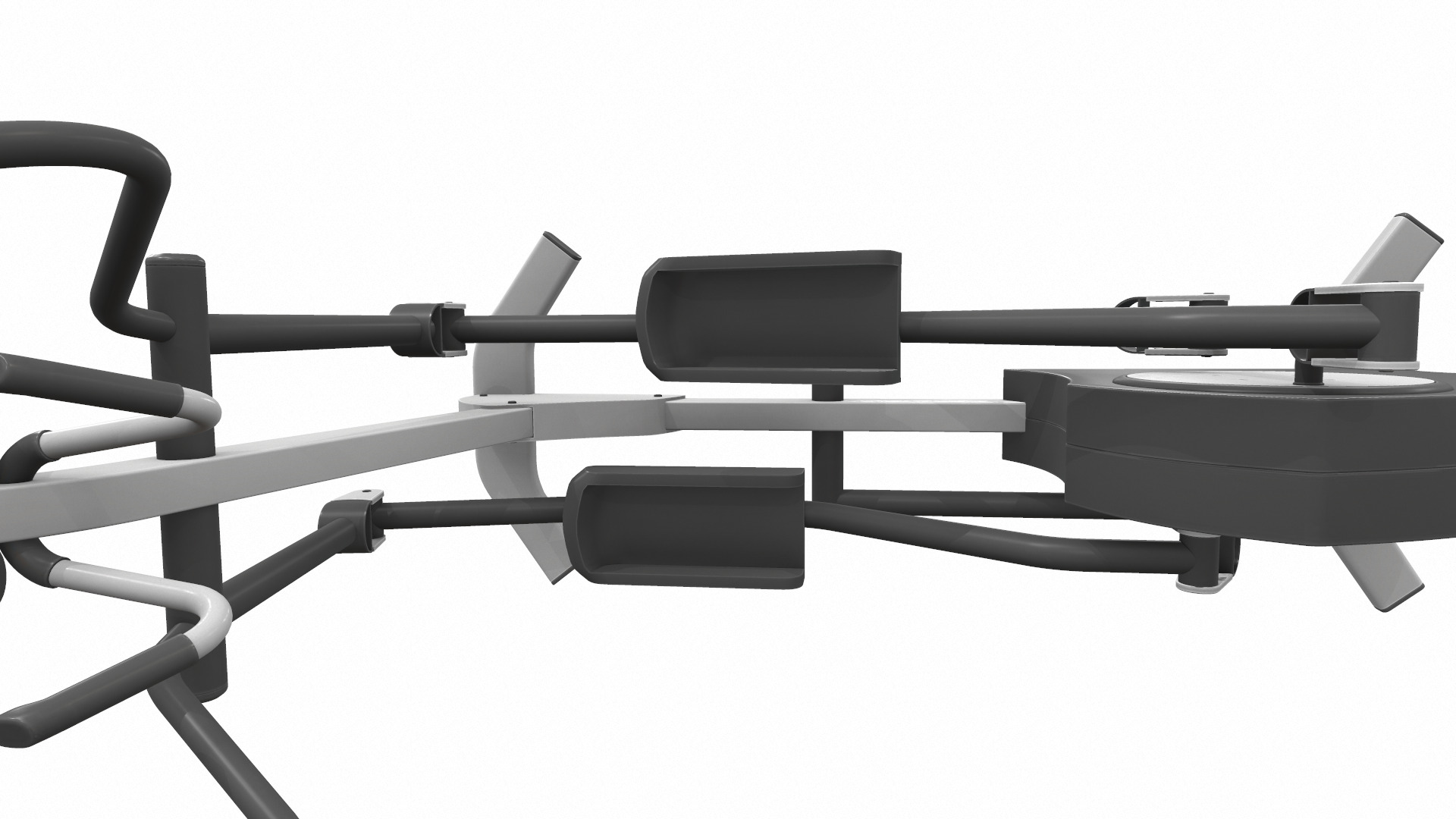 Exercise bike life fitness x1 3D model_8