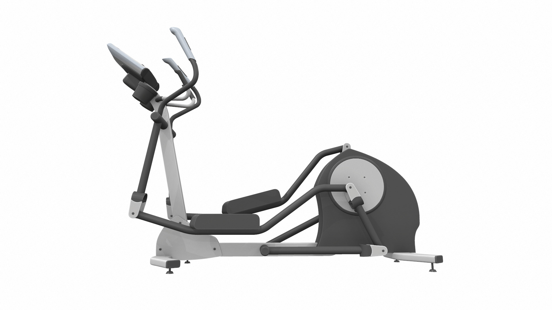 Exercise bike life fitness x1 3D model_1