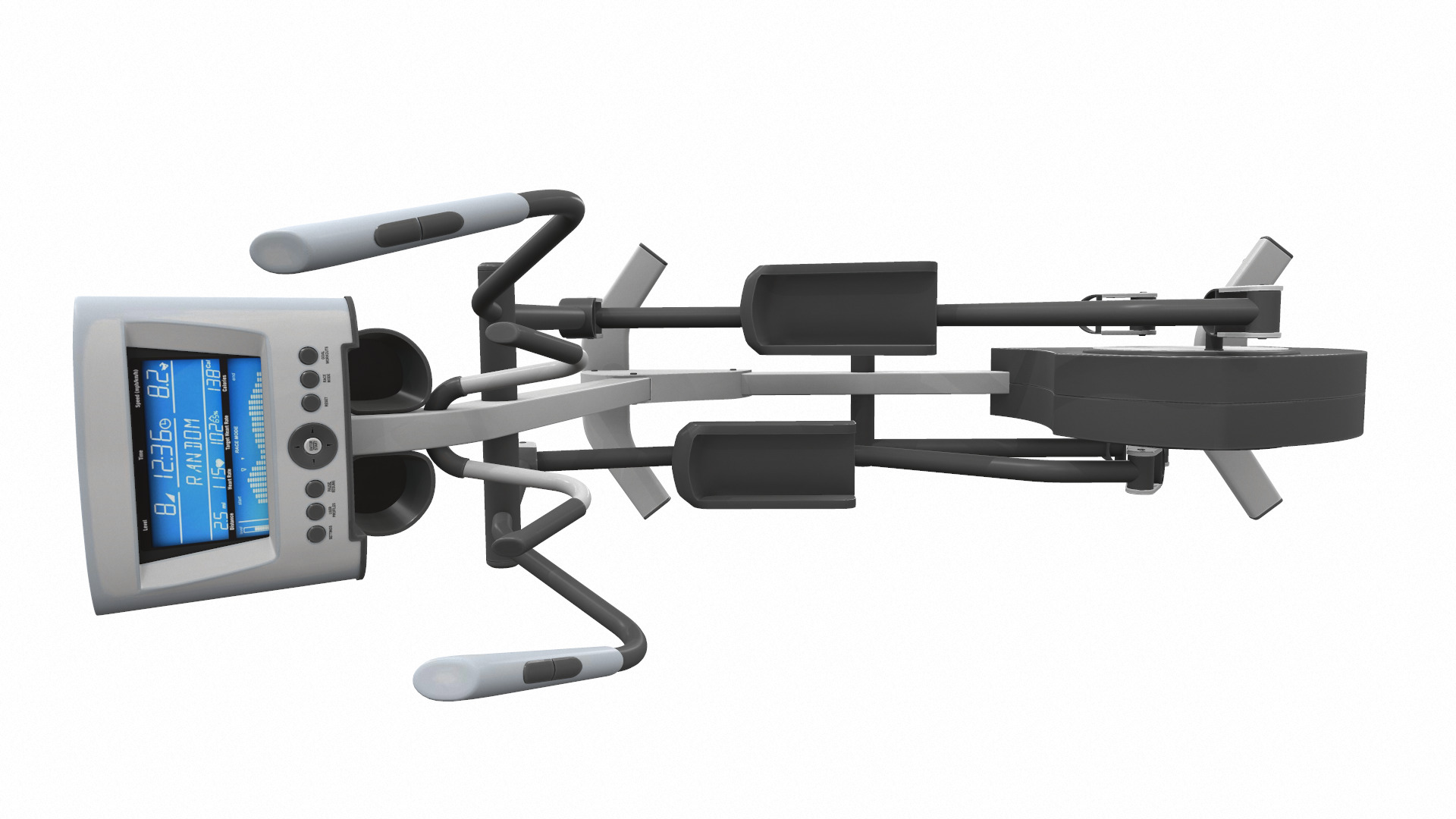 Exercise bike life fitness x1 3D model_6