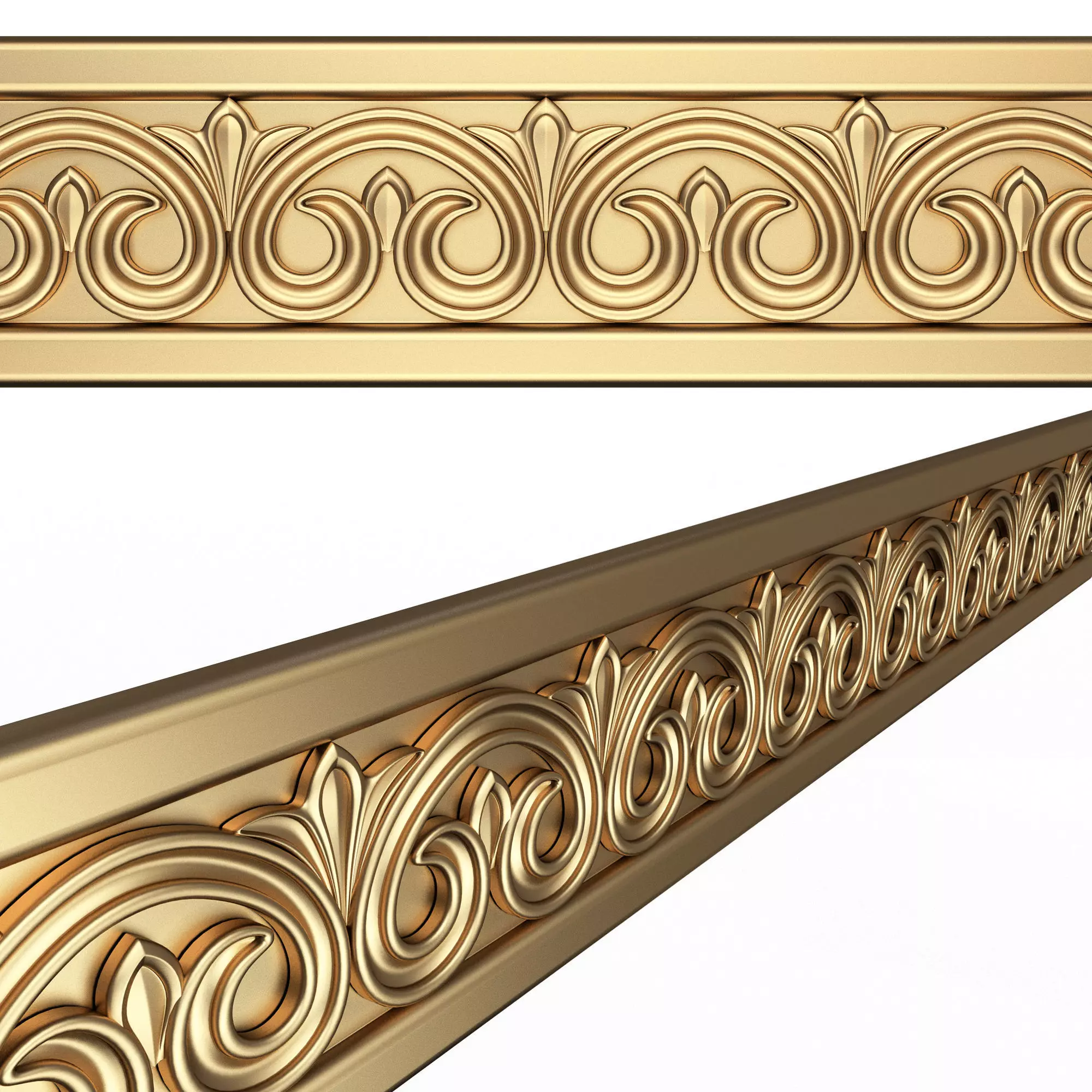 Ornament Element Molding 03 Low-poly 3D model