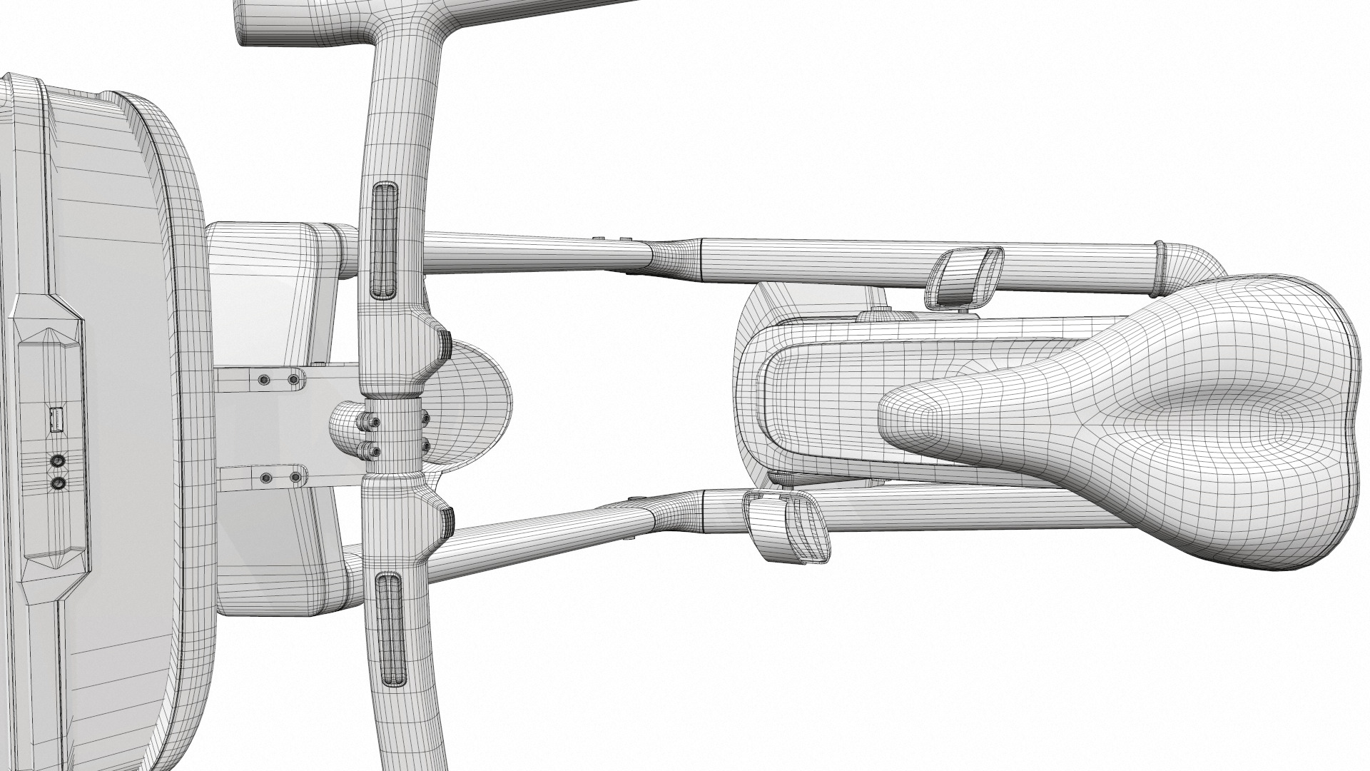 Exercise bike matrix u30 3D model_17