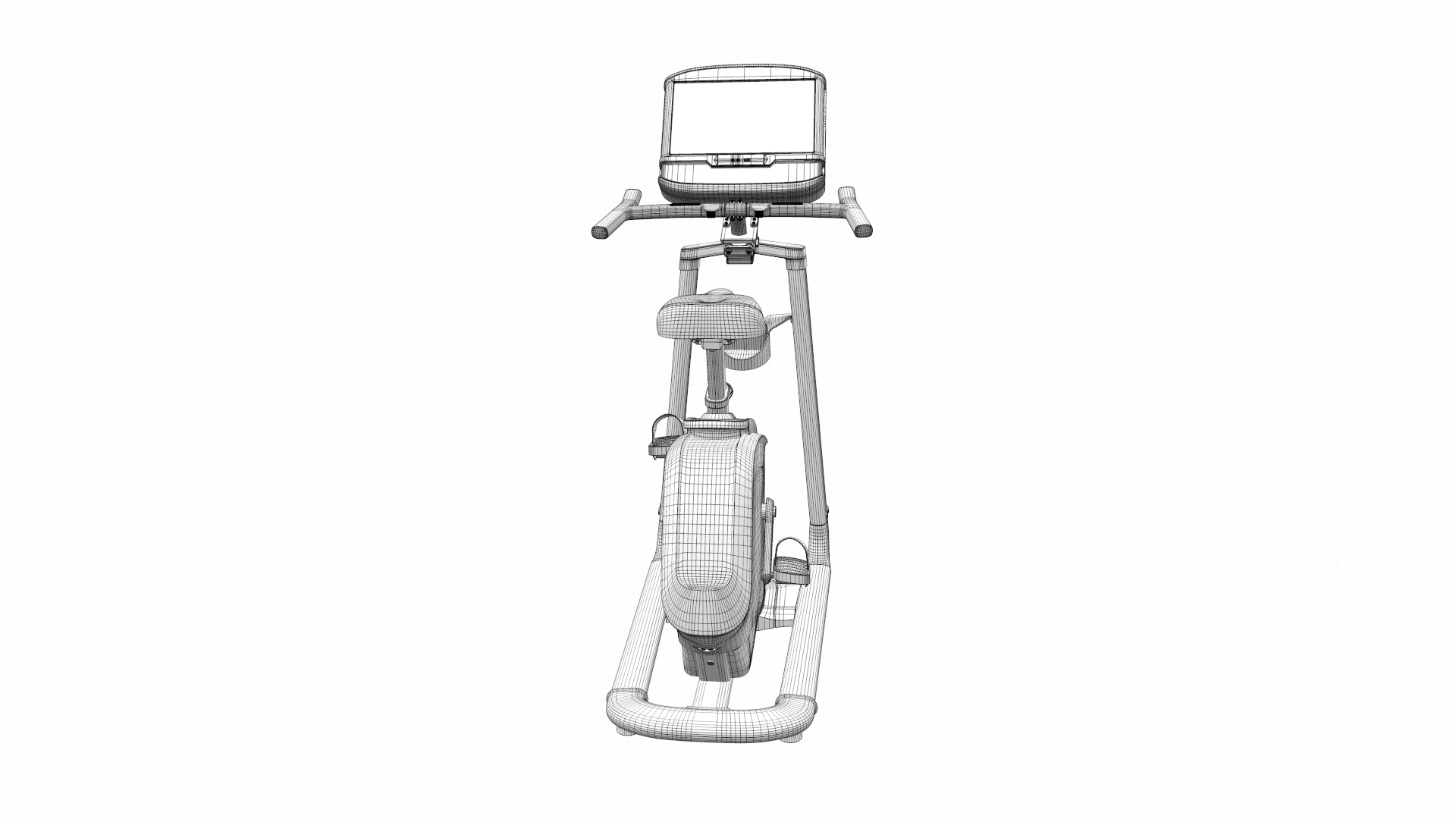Exercise bike matrix u30 3D model_13