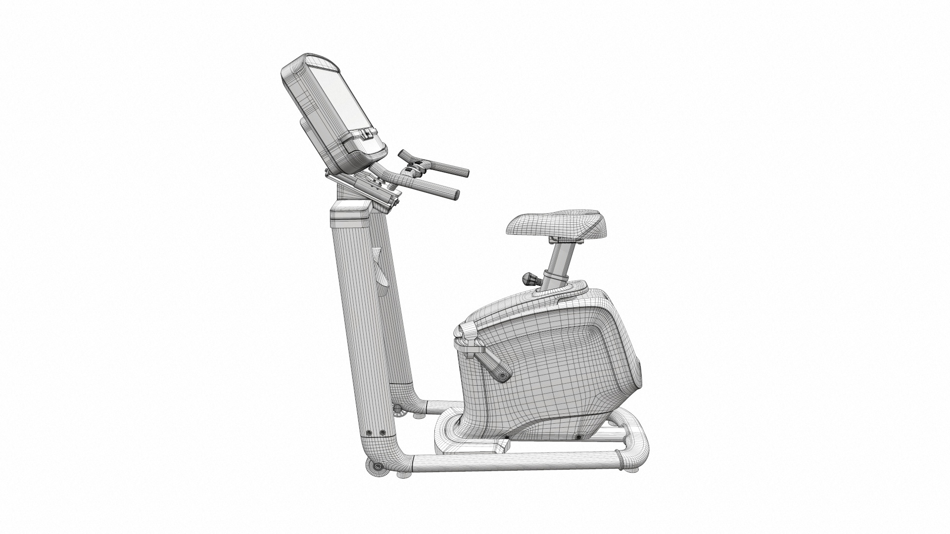 Exercise bike matrix u30 3D model_10