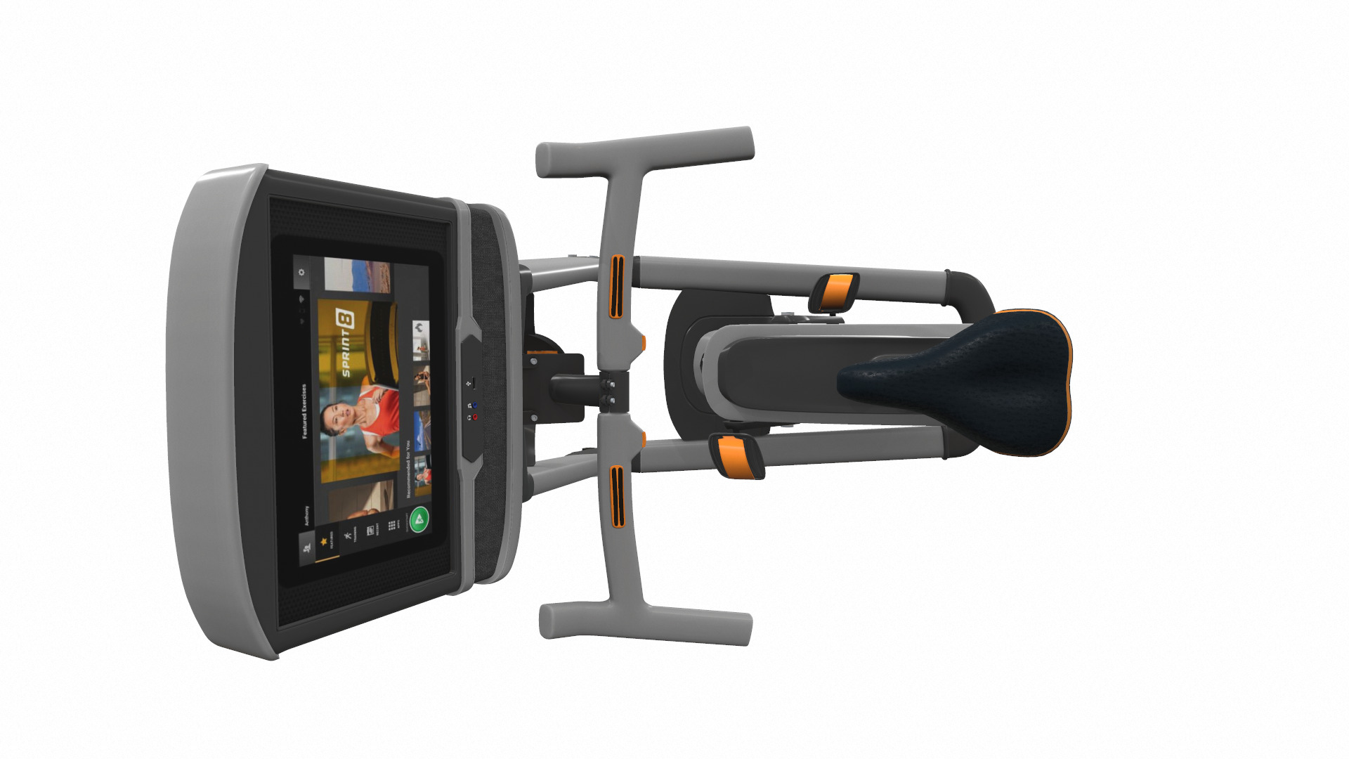 Exercise bike matrix u30 3D model_6