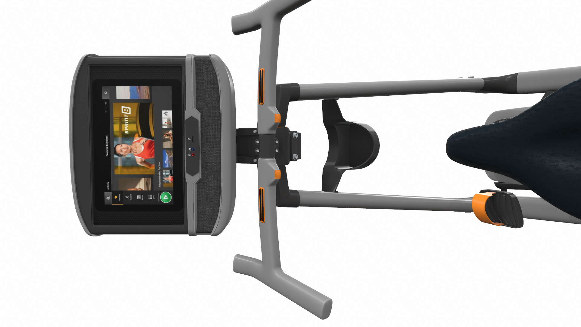 Exercise bike matrix u30 3D model_7