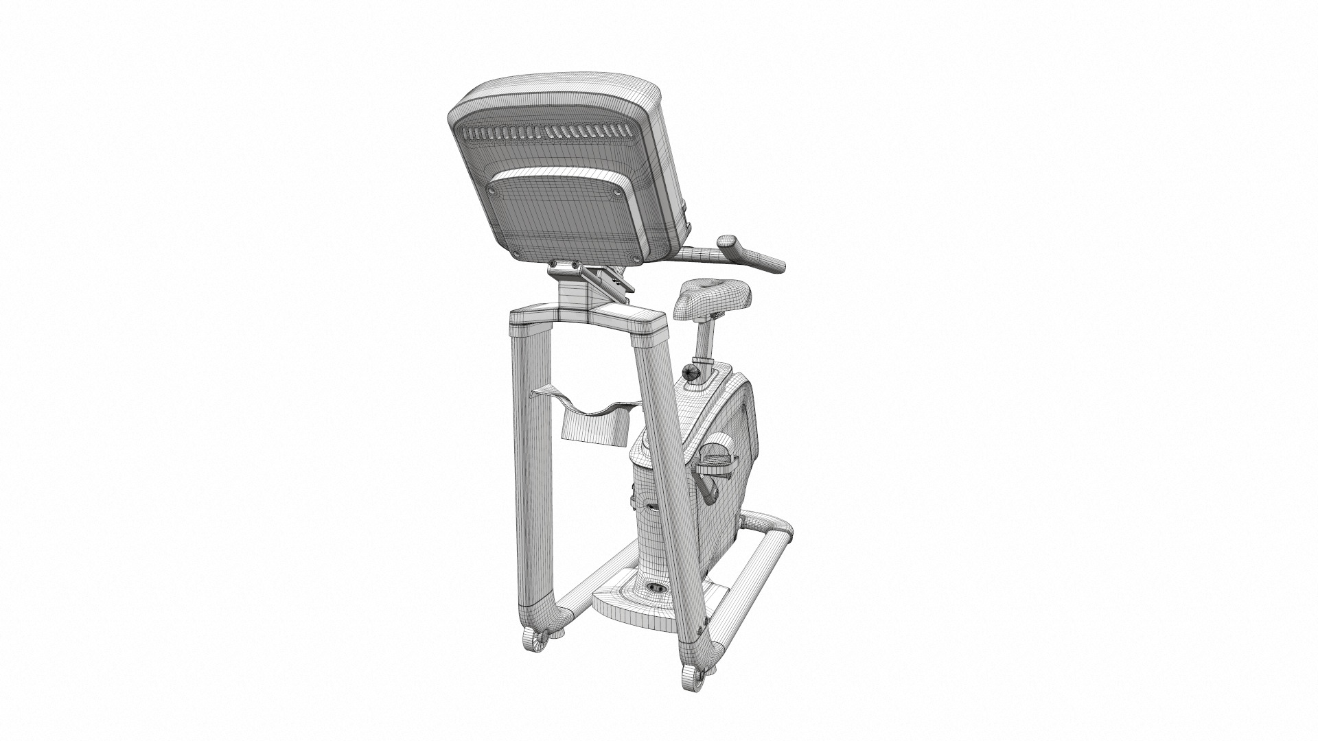 Exercise bike matrix u30 3D model_11