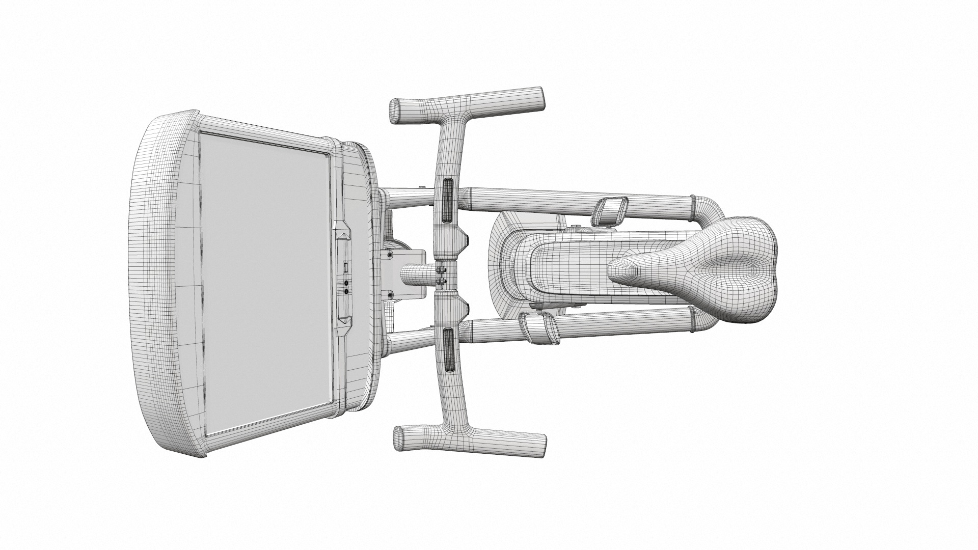 Exercise bike matrix u30 3D model_15