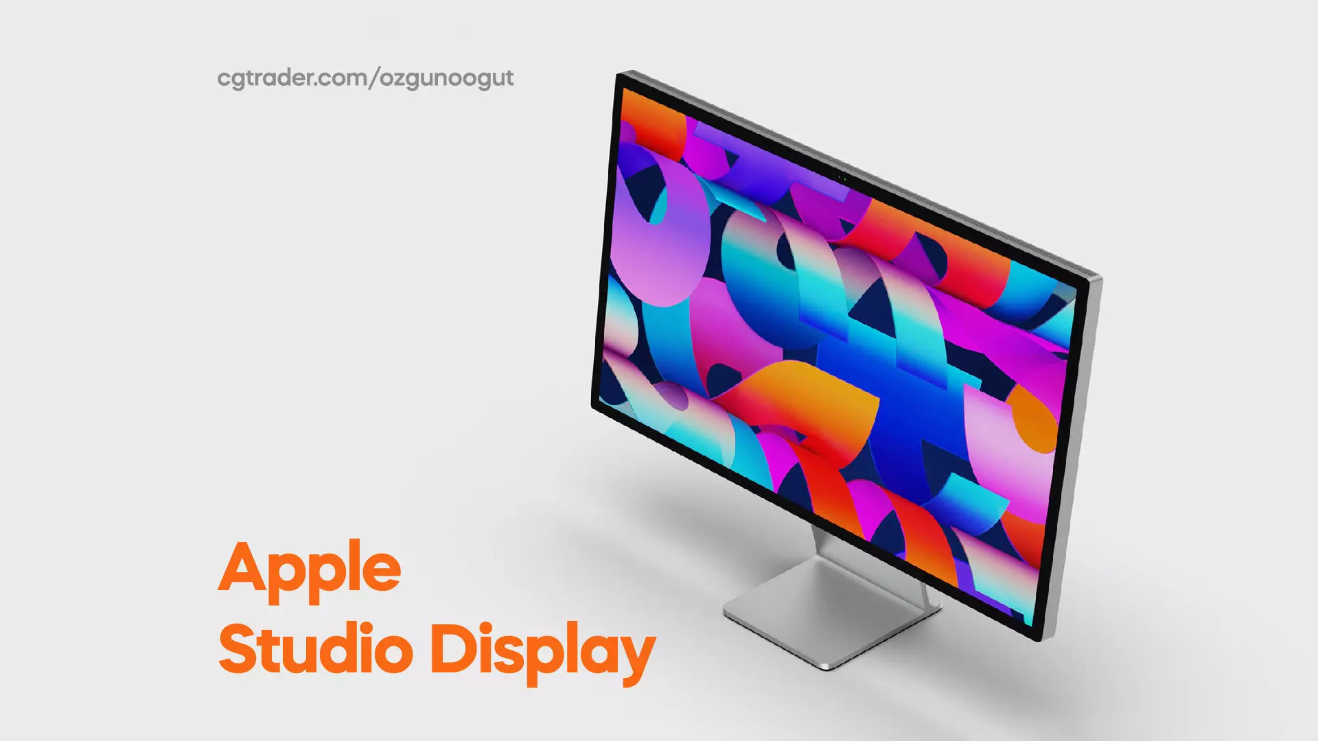 Apple Studio Display 2022 27 inch 5K Monitor 3D model_0