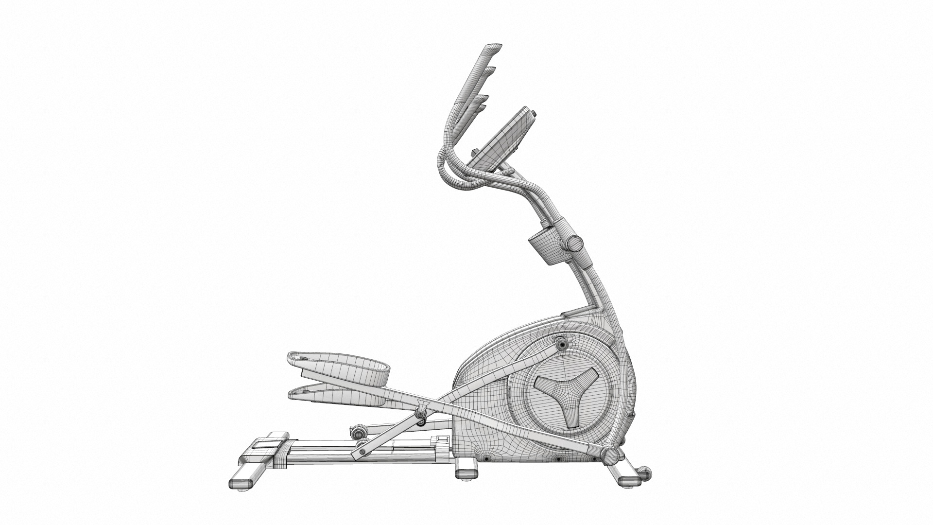 Exercise bike nordic track e71 3D model_13