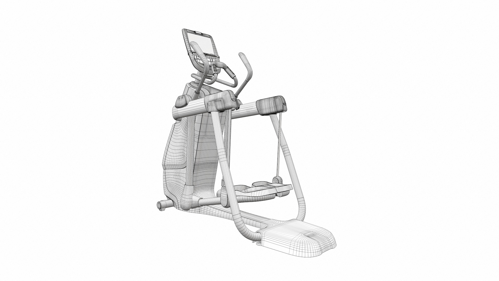 Exercise bike precor amt 885 3D model_9