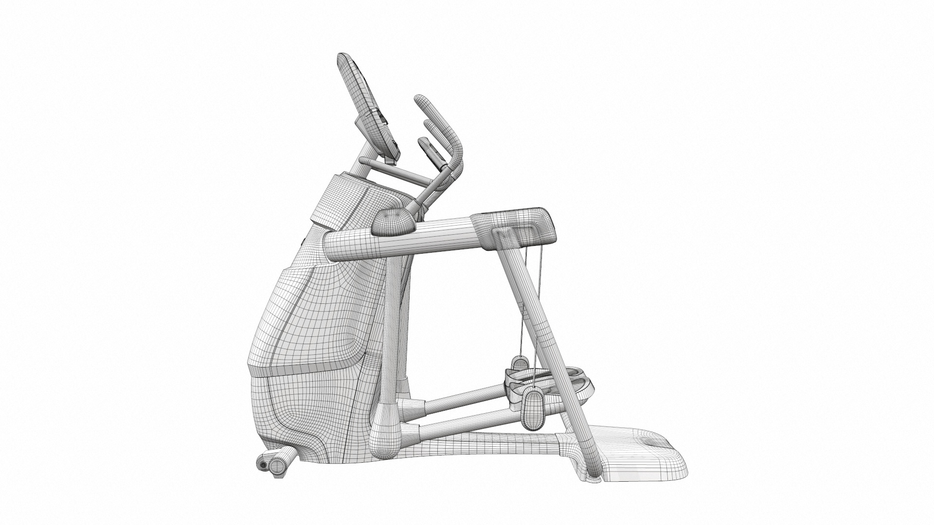 Exercise bike precor amt 885 3D model_10