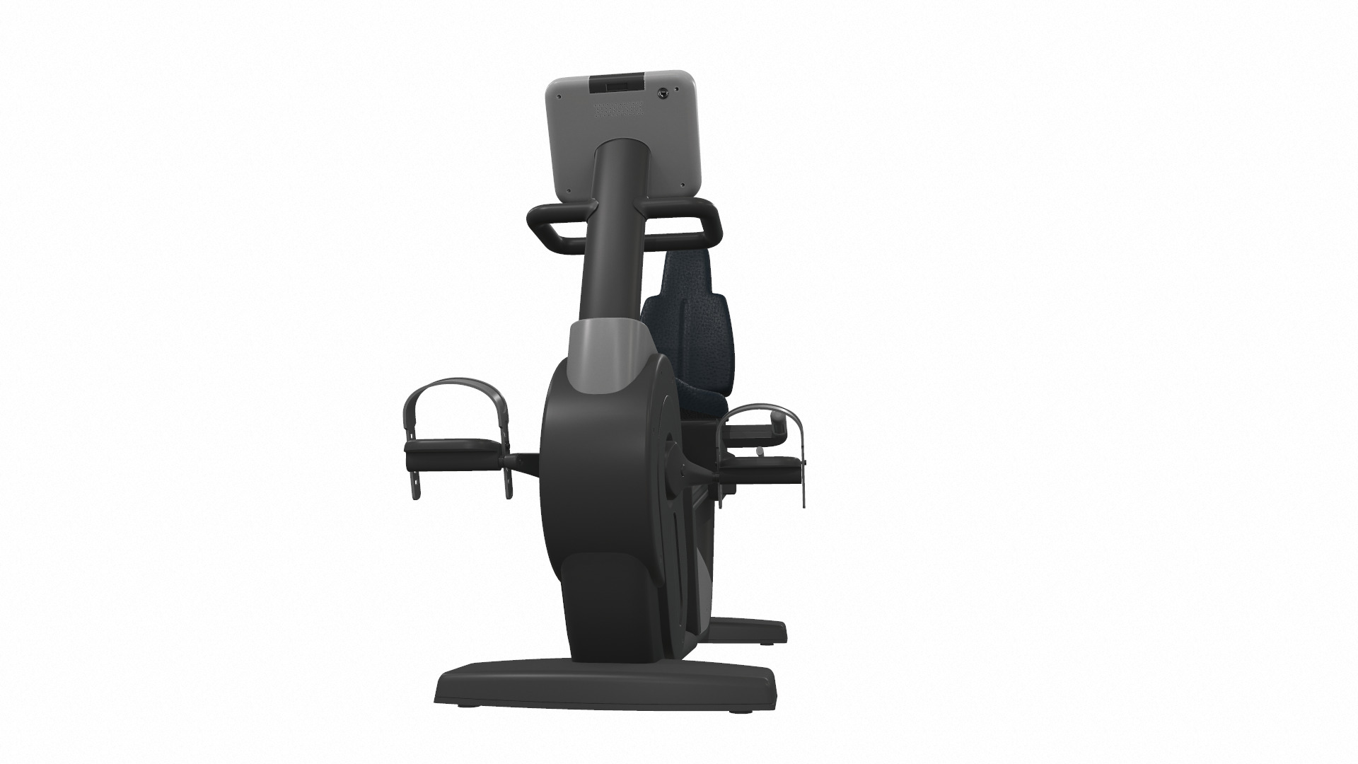 Exercise bike technogym recline 3D model_2