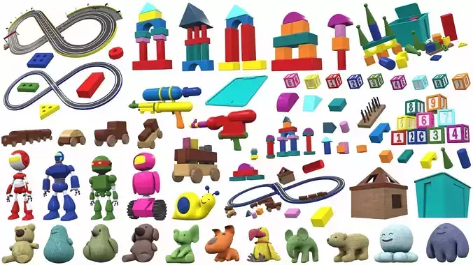 Cartoon toys pack vol 3