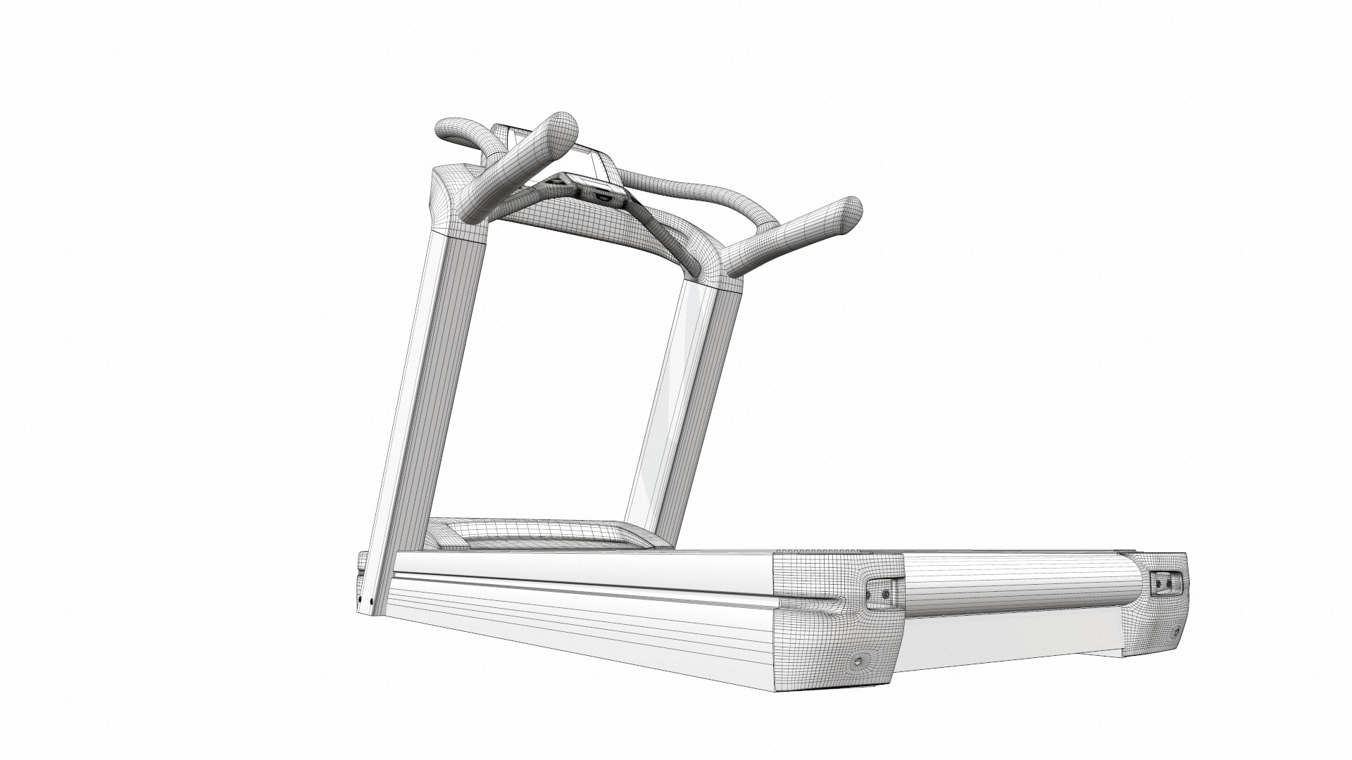 Treadmill cybex 3D model_8