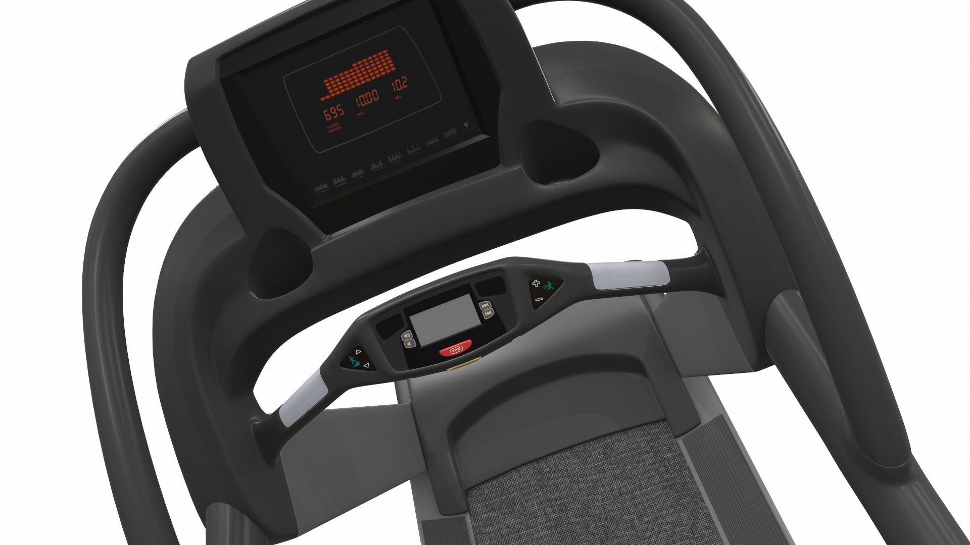 Treadmill cybex 3D model_7
