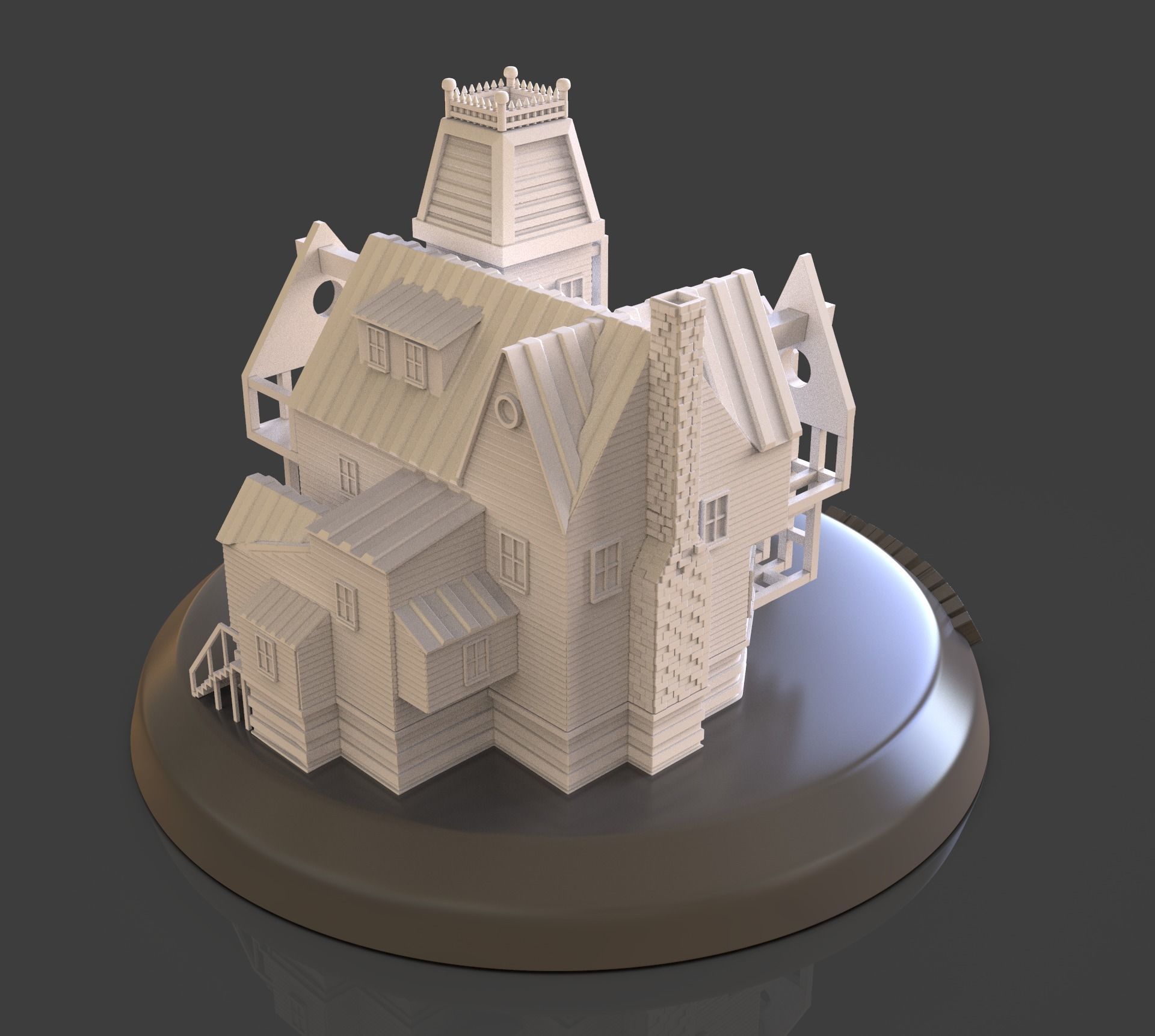 Beetlejuice House Diorama 3D print model_30